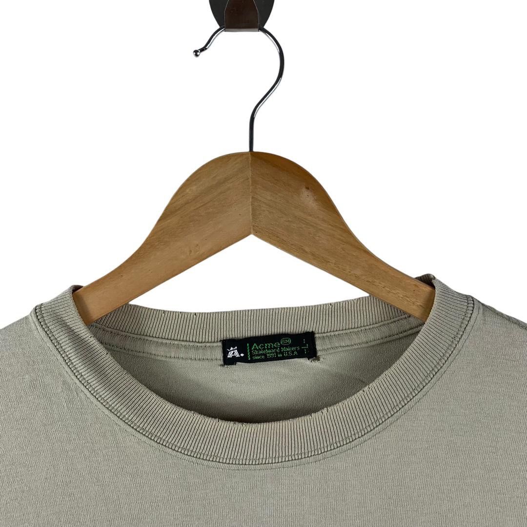 Acme Clothing × Vintage Vintage ACME SKATEBOARDS distressed long sleeve tee Size US M / EU 48-50 / 2 - 5 Thumbnail