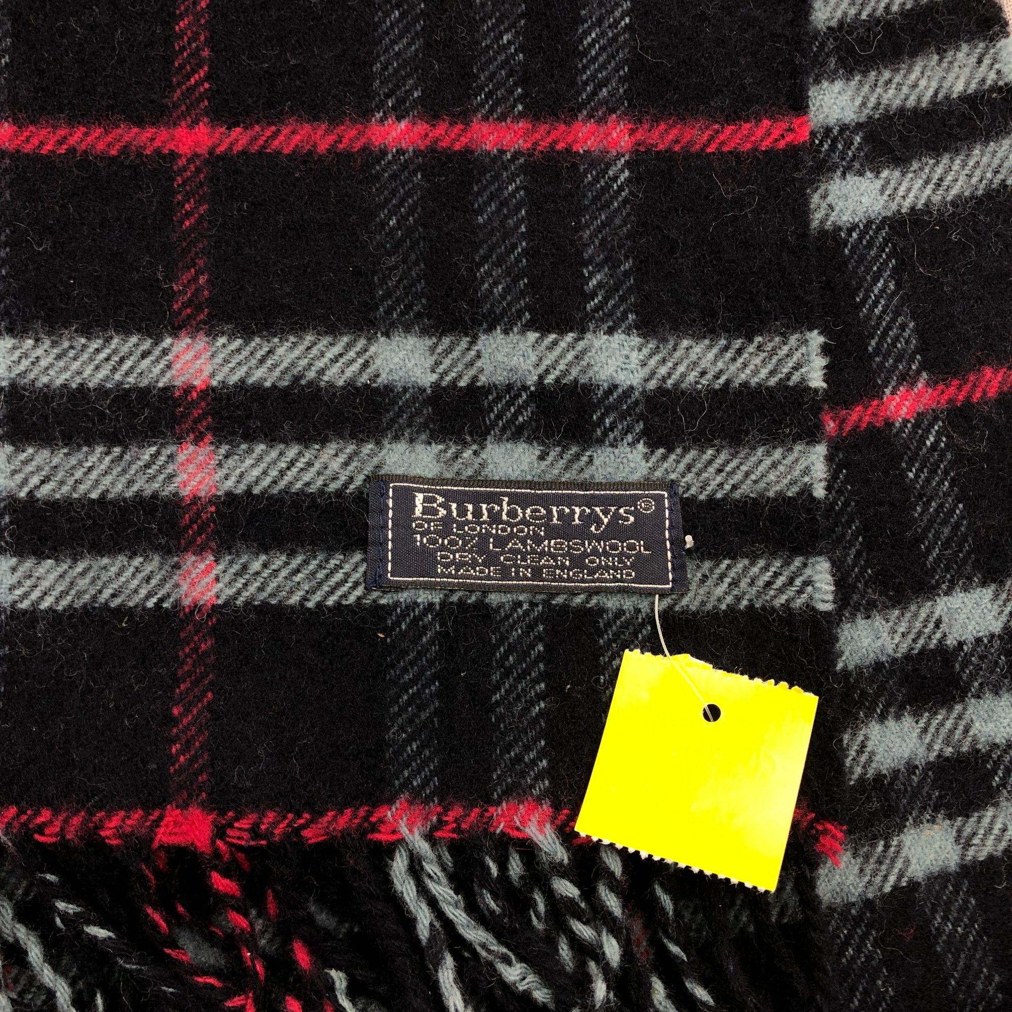 Burberry Vintage Burberry Scarf Muffler Wool Nova Check Neck Scarves Size ONE SIZE - 4 Thumbnail