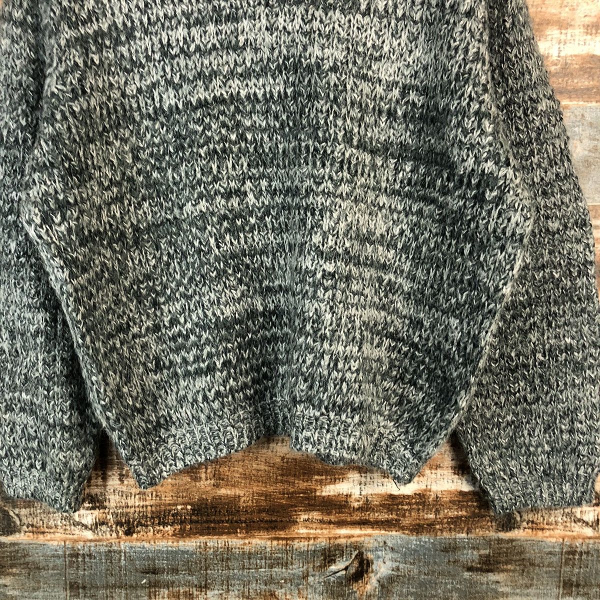 Homespun Knitwear × Japanese Brand Elle Piere vintage Grey Knitwear #A2353 Size M / US 6-8 / IT 42-44 - 6 Thumbnail