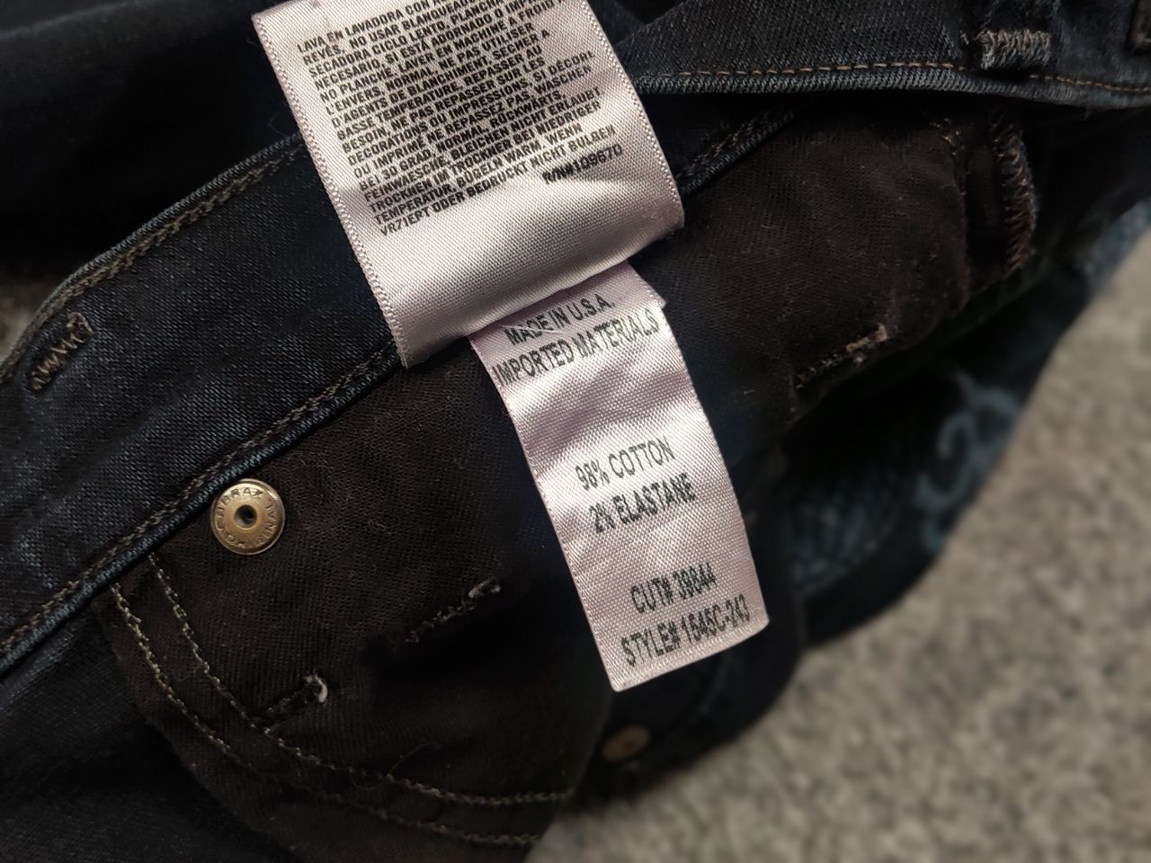 Citizens Of Humanity Citizens of Humanity Design USA Dragon Logo Denim Jeans Size 29" - 23 Thumbnail