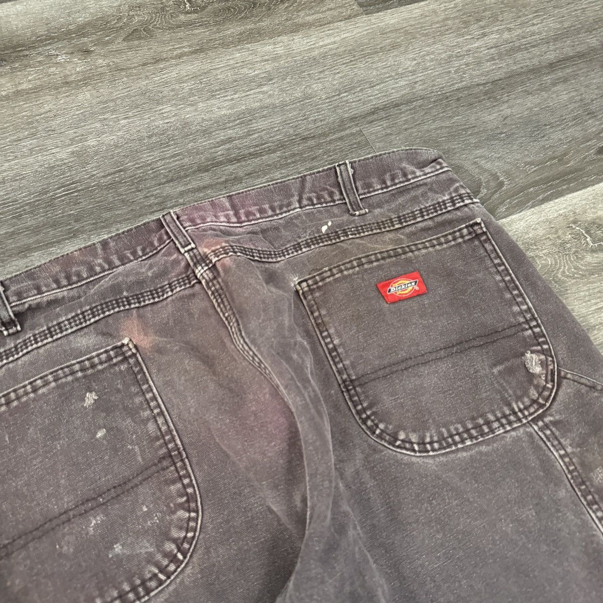 Dickies × StraightFaded × Vintage Crazy Vintage y2k Dickies Faded brown wide leg carpenter pan Size US 40 / EU 56 - 4 Thumbnail