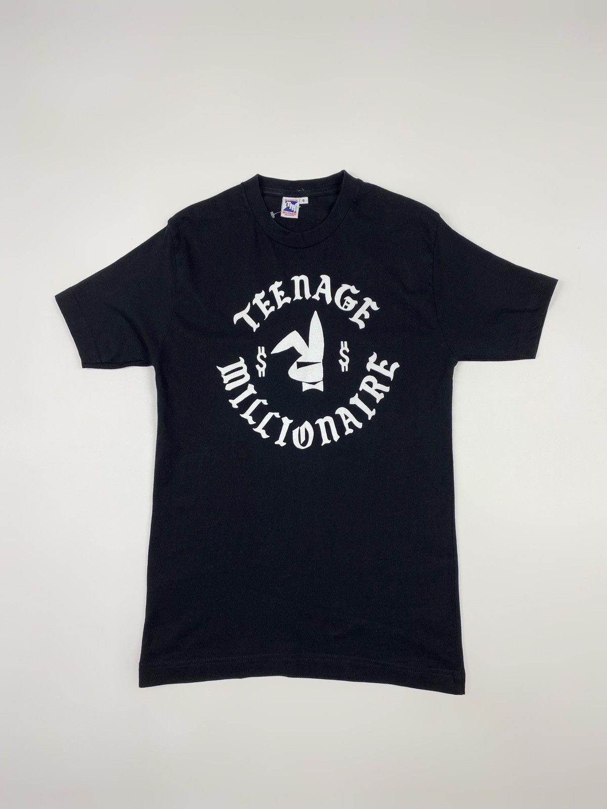 Vintage Y2K Vintage Teenage Millionaire Playboy Logo Slim T-Shirt Size S / US 4 / IT 40 - 1 Thumbnail