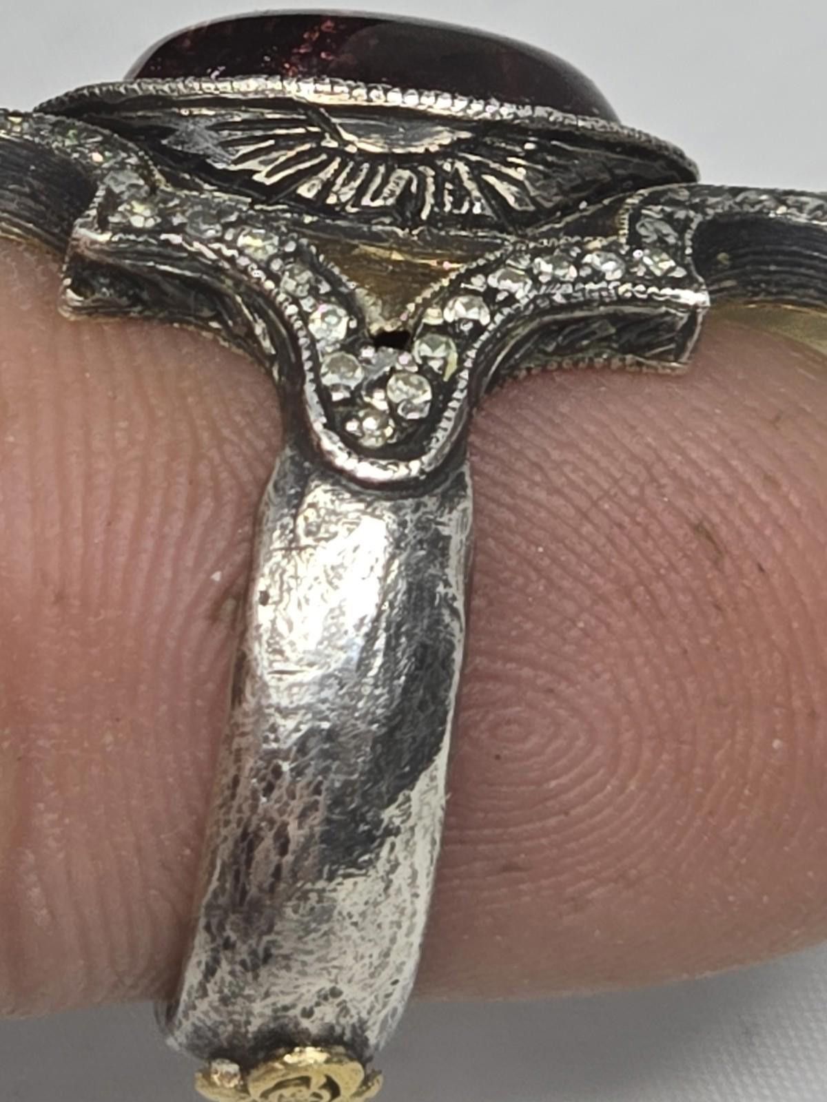 Other Signed Sevan Biçakçi 24k Gold Silver Diamond Intaglio Ring Size ONE SIZE - 8 Thumbnail