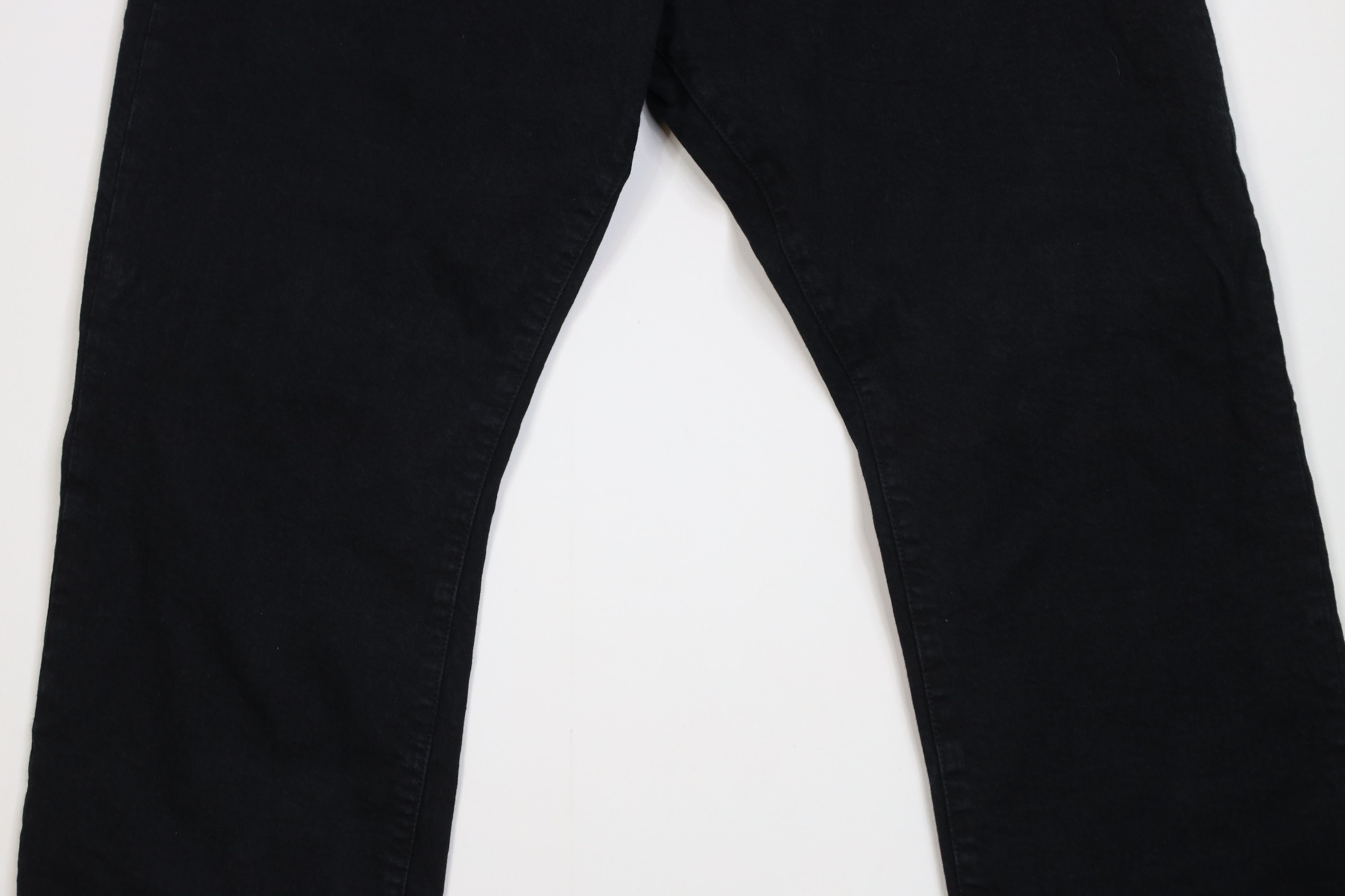 Ralph Lauren Vintage Ralph Lauren Stretch Wide Leg Denim Jeans Black Size US 36 / EU 52 - 3 Thumbnail