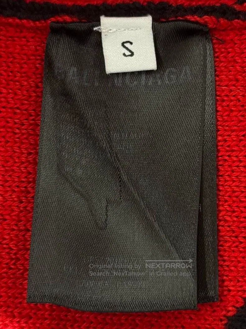 Other Balenciaga Black and red barrage knit long-sleeve sweater Size US S / EU 44-46 / 1 - 9 Thumbnail