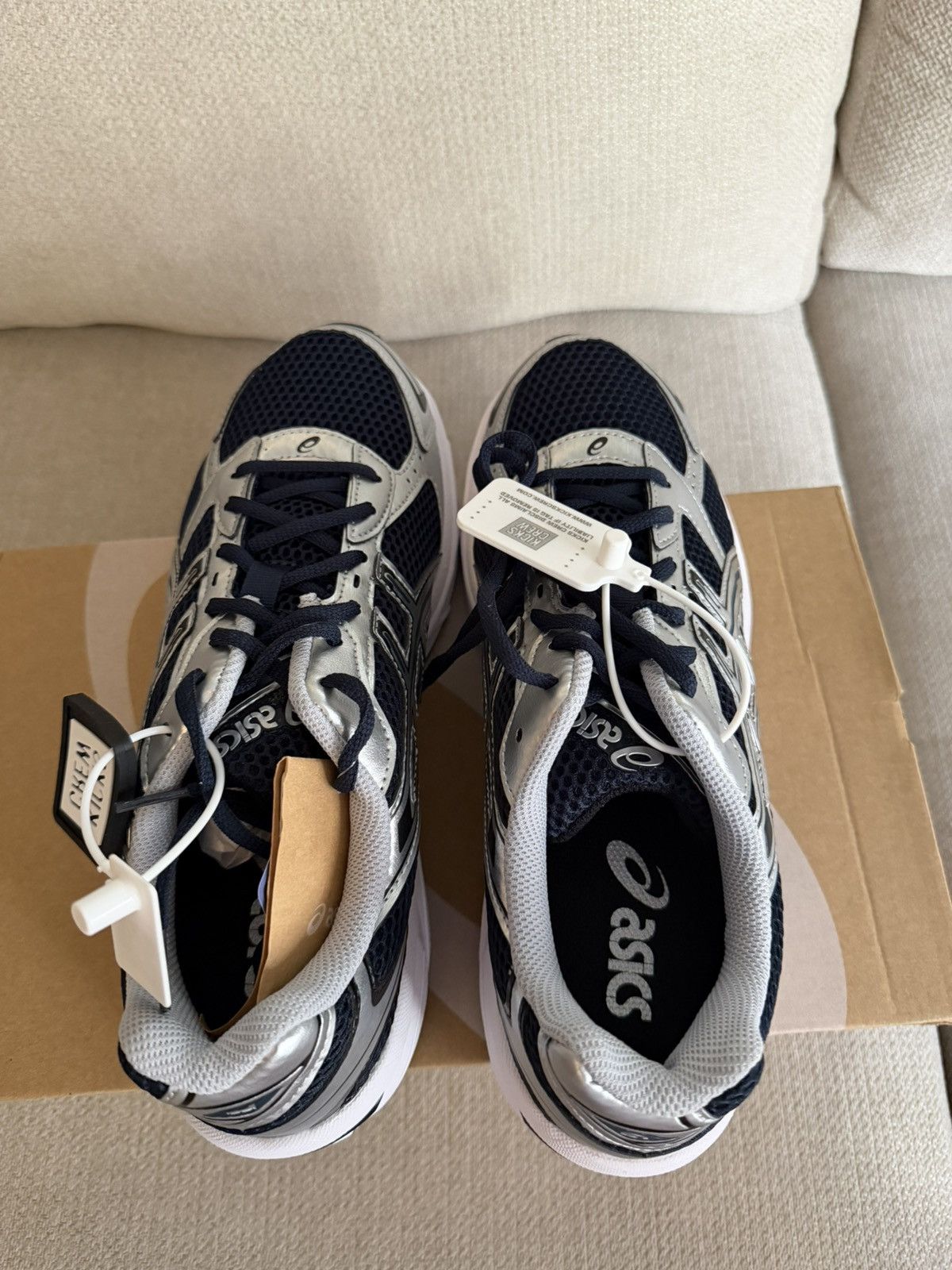 Asics ASICS GEL - 1130 - French Blue Pure Silver Size US 10 / EU 43 - 4 Thumbnail
