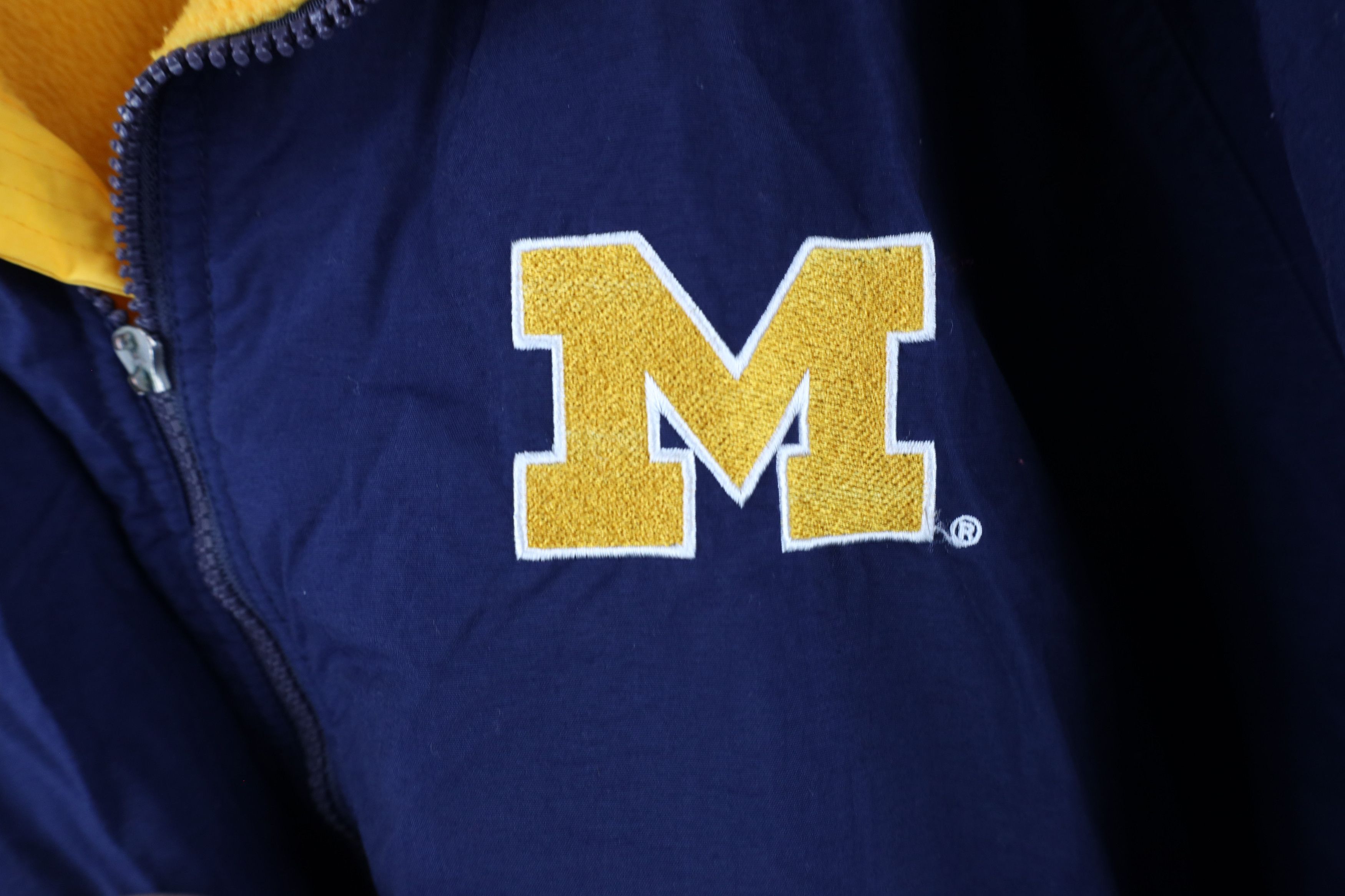Champion × Vintage Vintage 90s Champion University of Michigan Lined Jacket Size US XXL / EU 58 / 5 - 5 Thumbnail
