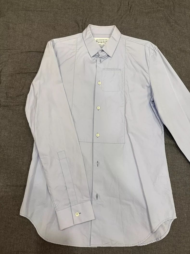Maison Margiela Maison Margiela Men's high-end light blue shirt 2502-Nextar Size US S / EU 44-46 / 1 - 2 Thumbnail