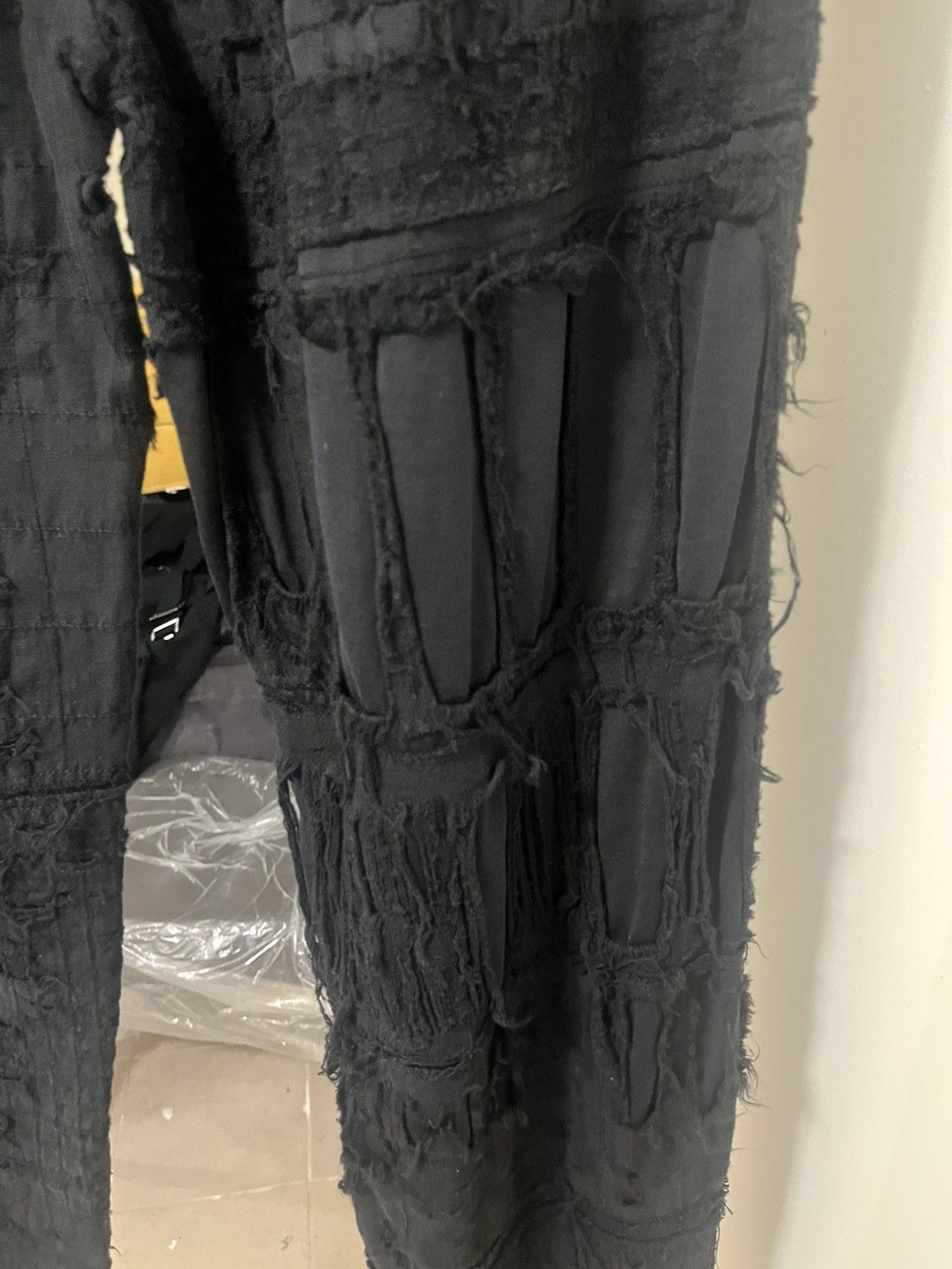Givenchy Givenchy Faded Black Cotton Distressed Trousers Sz L Size US 34 / EU 50 - 7 Thumbnail