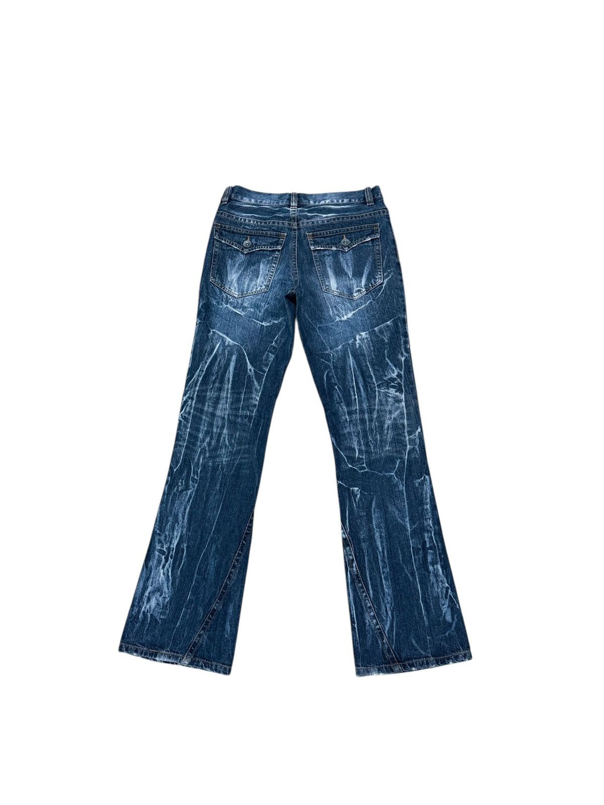 Japanese Brand JAPANESE BRAND SIGNAL POINT FLARE JEANS Size US 31 - 4 Thumbnail