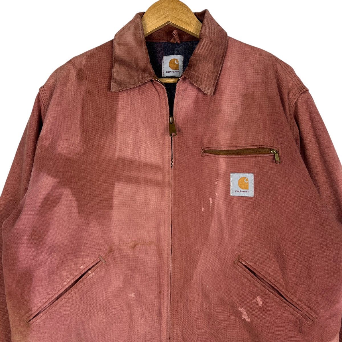 Carhartt 🔥 RARE VINTAGE CARHARTT DETROIT BLANKET DYED SUN FADED Size US L / EU 52-54 / 3 - 3 Thumbnail
