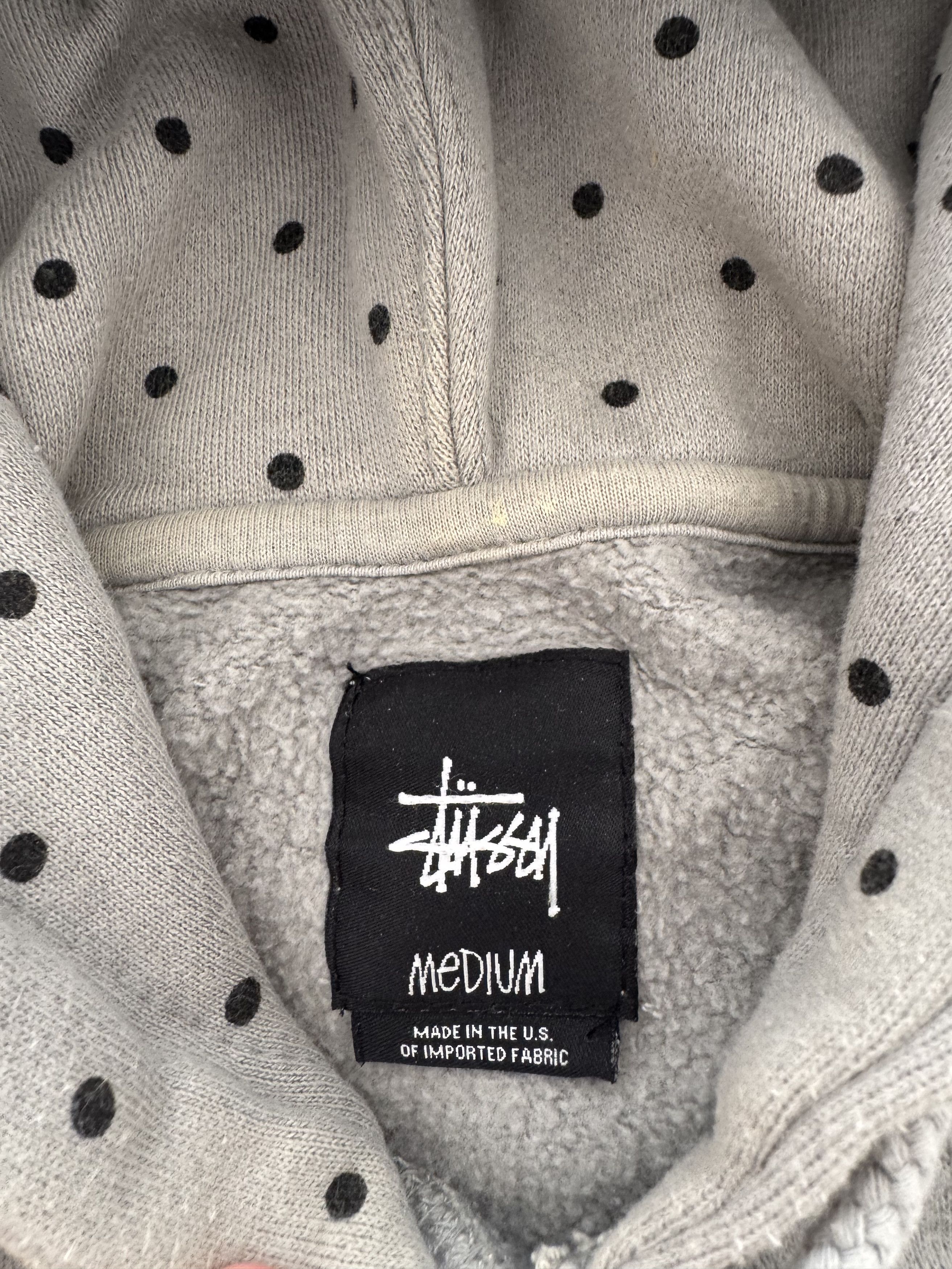 Stussy Stussy Polka Dot Spellout Hoodie Size US M / EU 48-50 / 2 - 4 Thumbnail