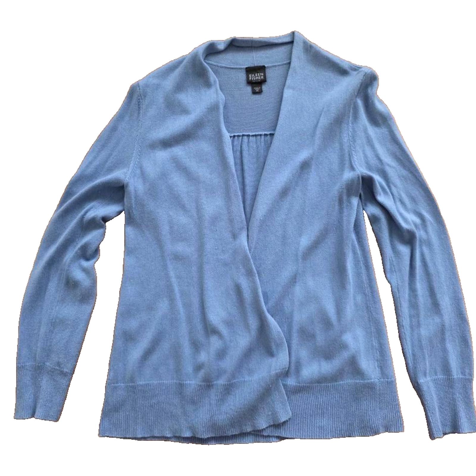 Eileen Fisher Eileen Fisher Womens Silk Cashmere Cardigan Pet S A001080 Size S / US 4 / IT 40 - 1 Thumbnail