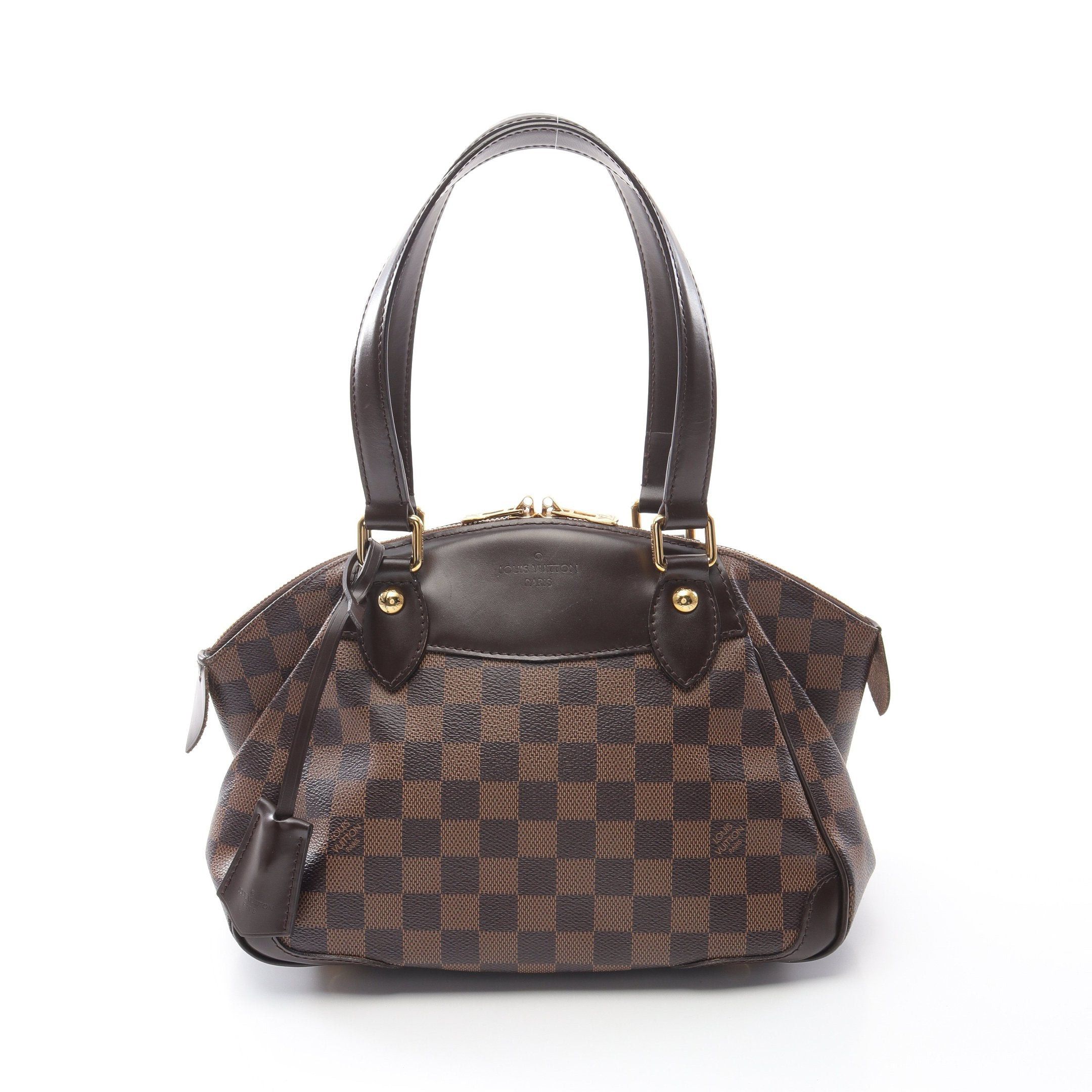 Louis Vuitton Louis Vuitton Verona Pm Damier Ebene Shoulder Bag Leather Brown Size ONE SIZE - 1 Thumbnail