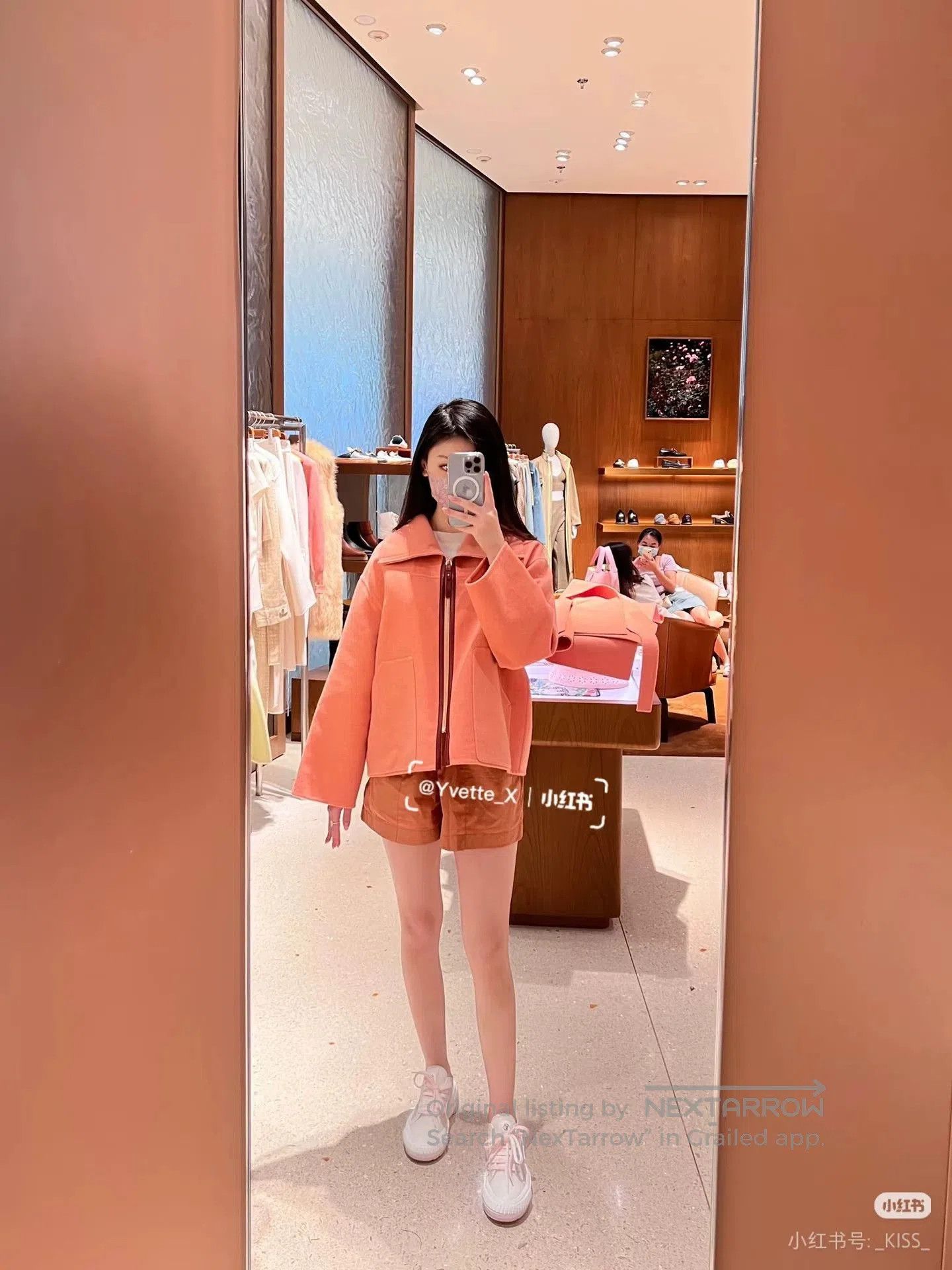 Hermes hermes pink short cashmere jacket. Size US XS / EU 42 / 0 - 9 Thumbnail