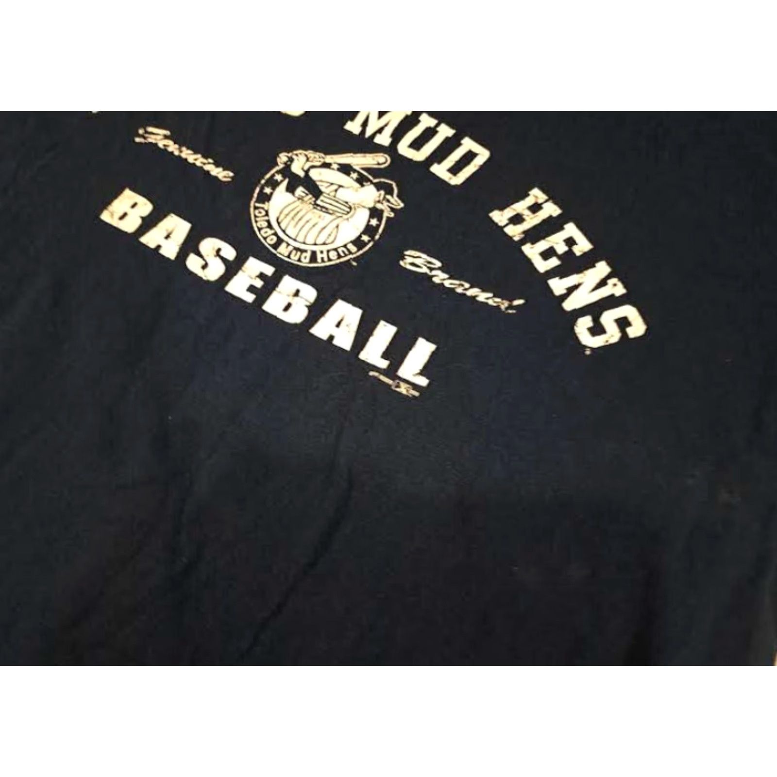 Gildan Toledo Mud Hens Baseball Black 2009 Large T-Shirt Gildan Men L Shirt Size US L / EU 52-54 / 3 - 2 Thumbnail