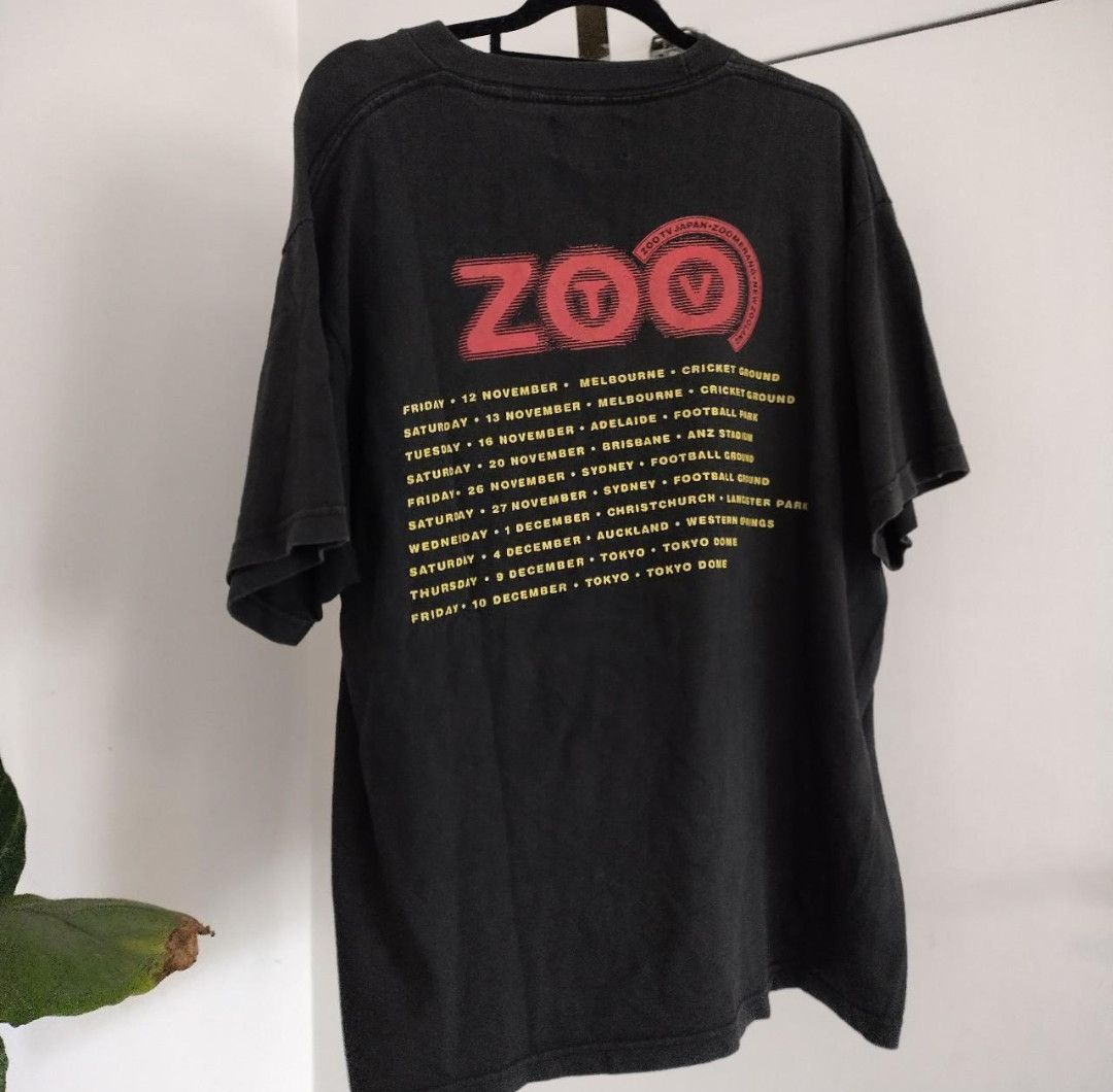 Acme Clothing Vintage U2 1993 band tour t shirt Acme Size US XL / EU 56 / 4 - 2 Thumbnail