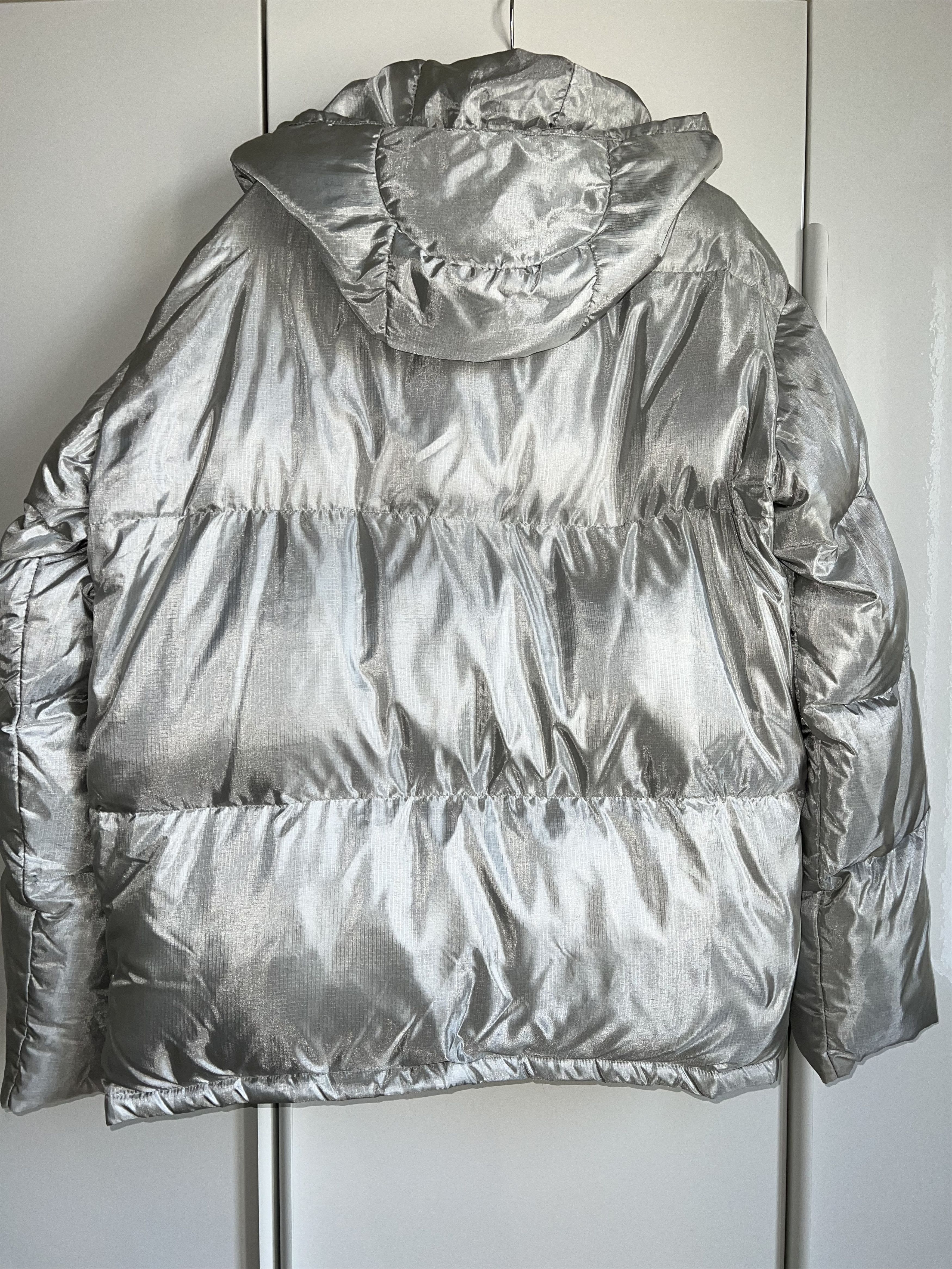 Helmut Lang HELMUT LANG aluminum blend nylon goose puffer 54 Size US L / EU 52-54 / 3 - 12 Thumbnail