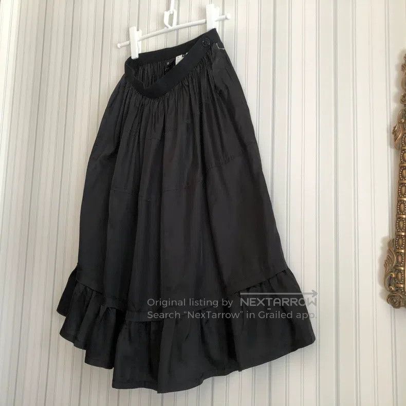 Comme des Garcons Comme Des Garcons size S Pinched skirt tail thick glossy b Size 23" - 2 Thumbnail