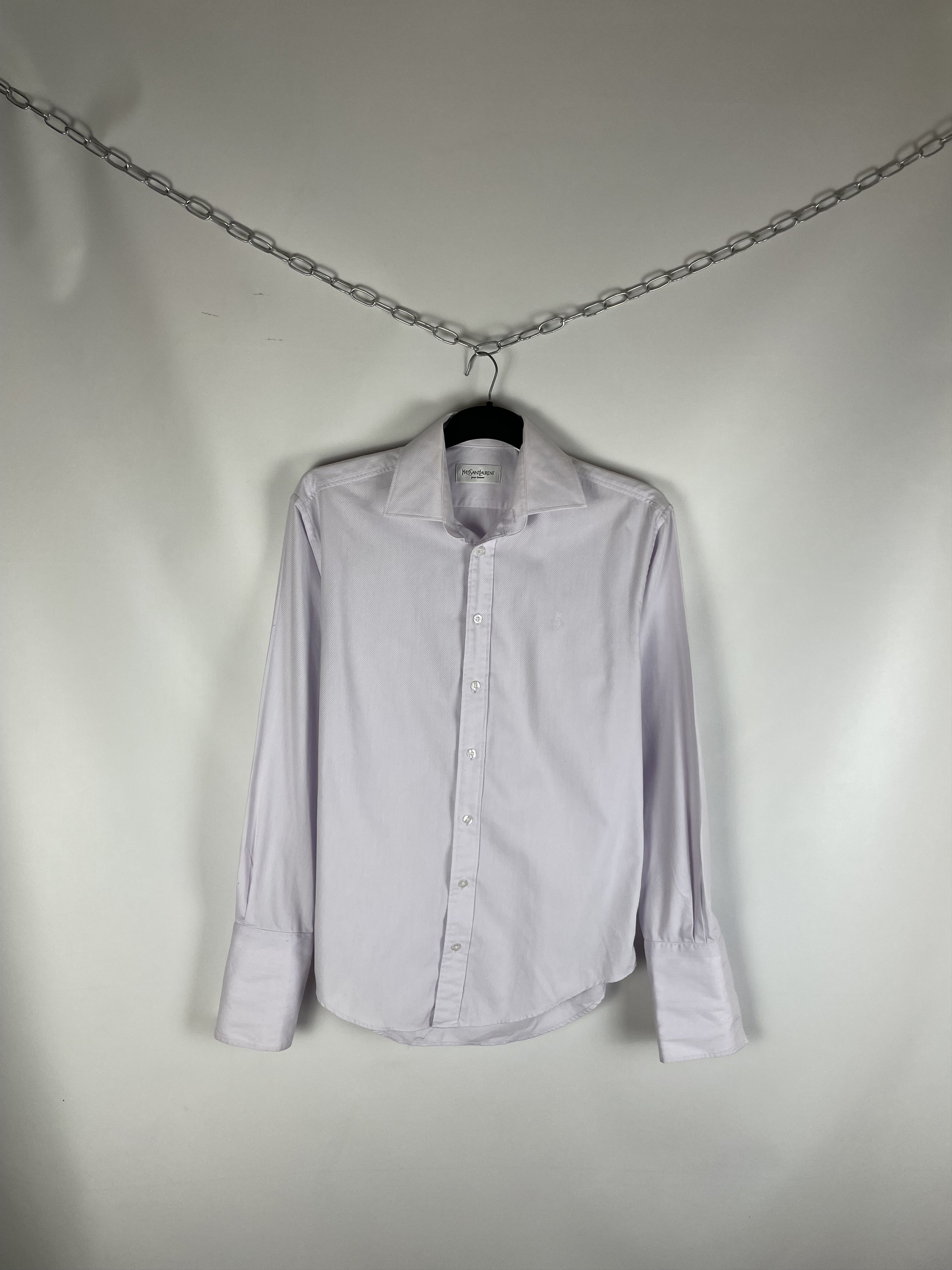 Vintage Vintage YvesSaintLaurent Ysl Pour Homme Button Up Shirt Size US L / EU 52-54 / 3 - 1 Thumbnail