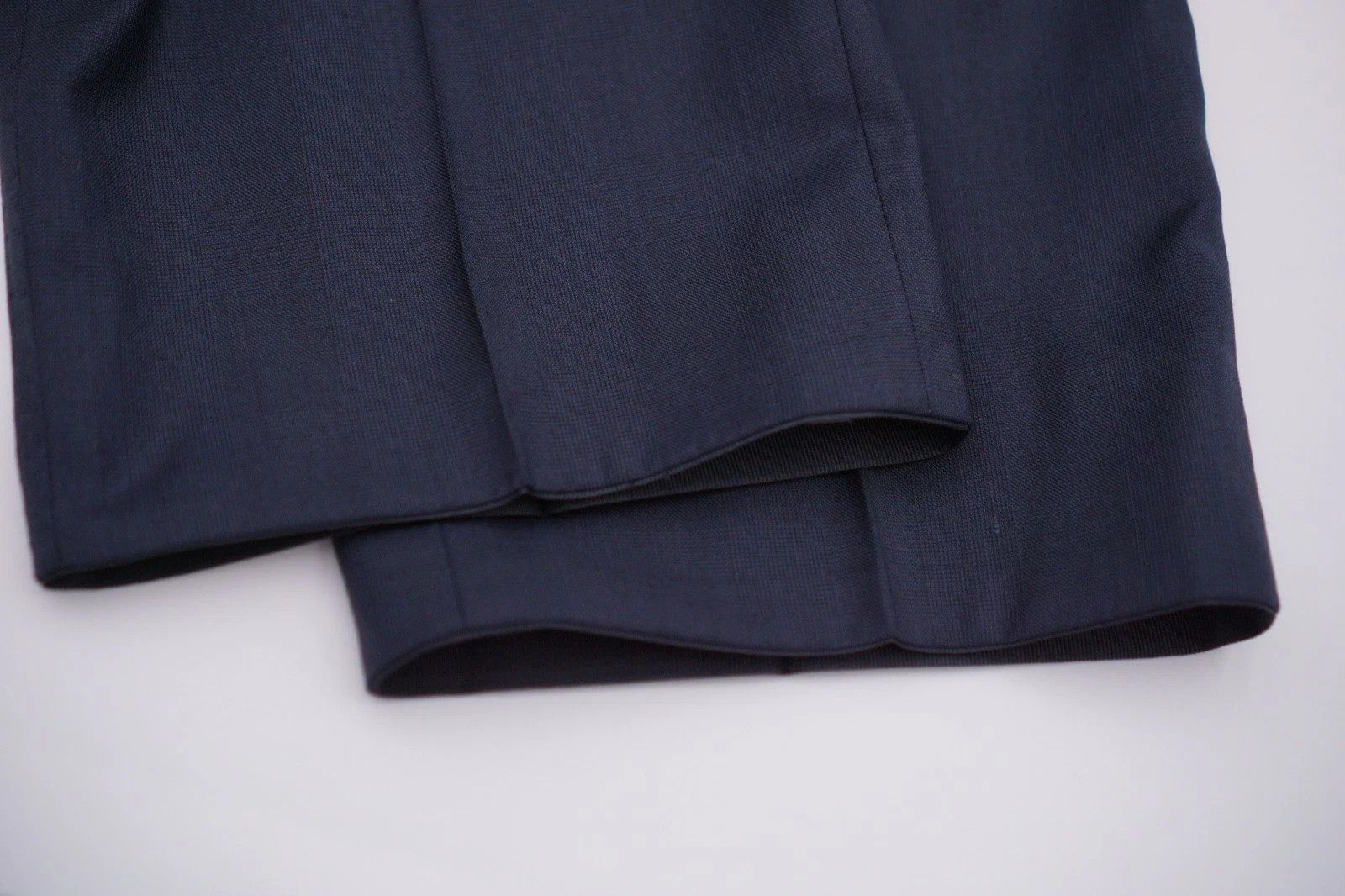 Suitsupply Men Suitsupply Pants Trousers Navy Blue Brescia Wool UK/US46 Size 46R - 6 Thumbnail