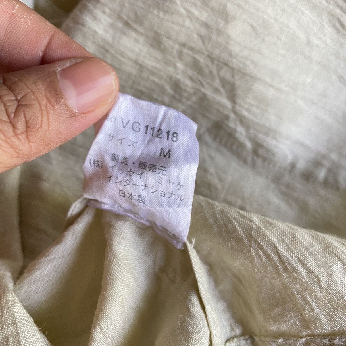 Issey Miyake ISSEY MIYAKE Permanent Ivory Long Front Shirt Size M / US 6-8 / IT 42-44 - 11 Thumbnail