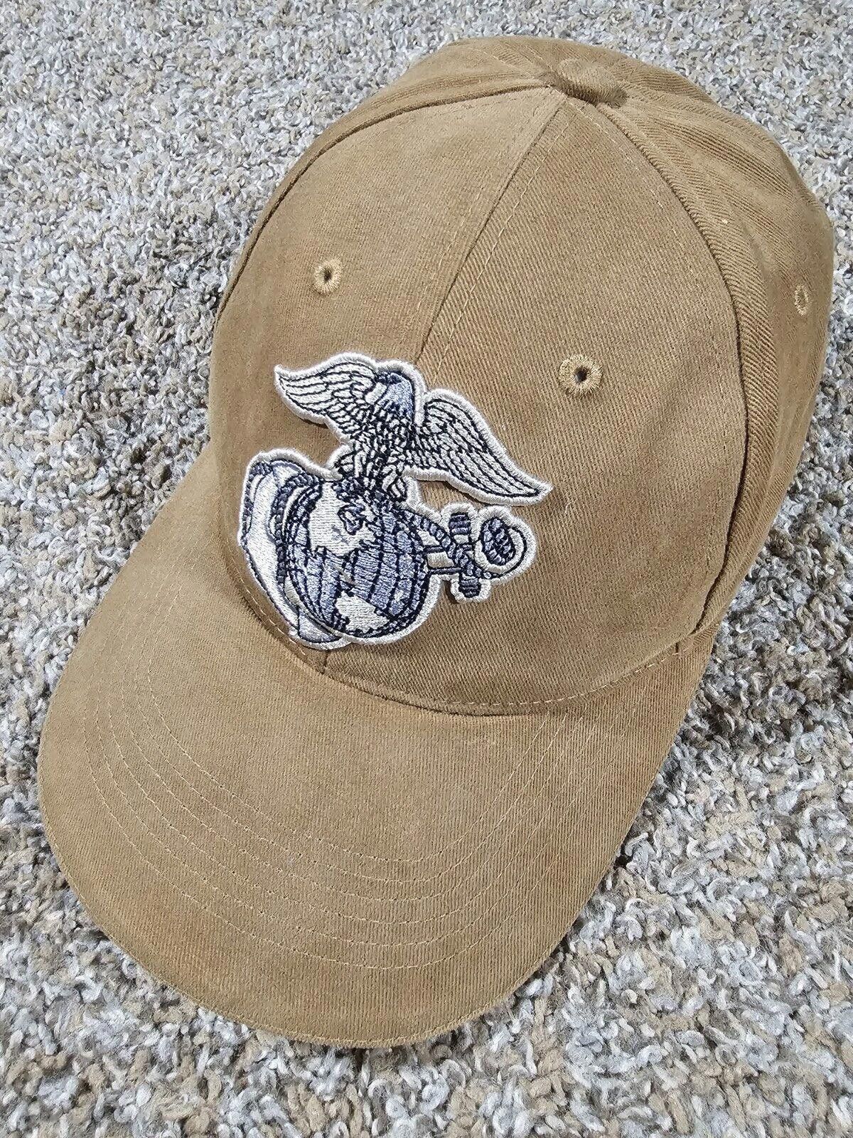 Rothco Rothco Marines khaki brown strapback hat Size ONE SIZE - 1 Thumbnail