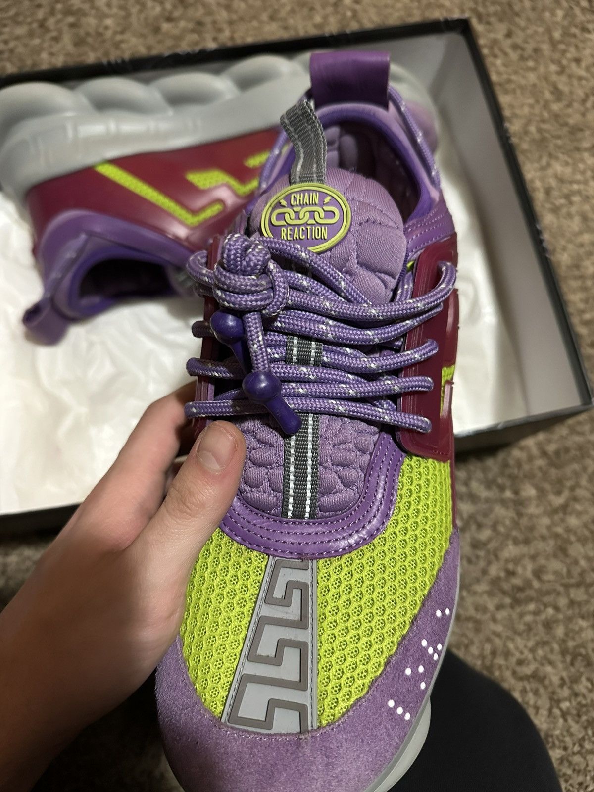 Versace Versace Purple Chain Reactions Size US 10 / EU 43 - 2 Thumbnail