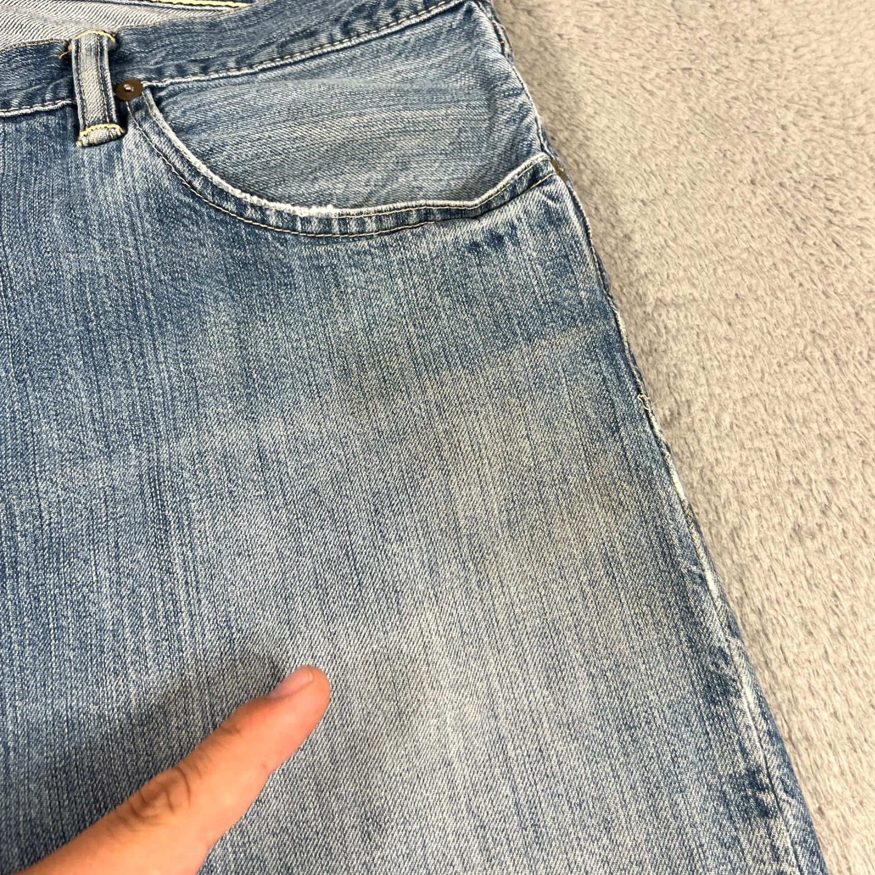 Polo Ralph Lauren VINTAGE Polo Ralph Lauren Jeans Mens 36x30 Cotton Denim Classic Fit 867 Logo Distressed Size US M / EU 48-50 / 2 - 4 Thumbnail