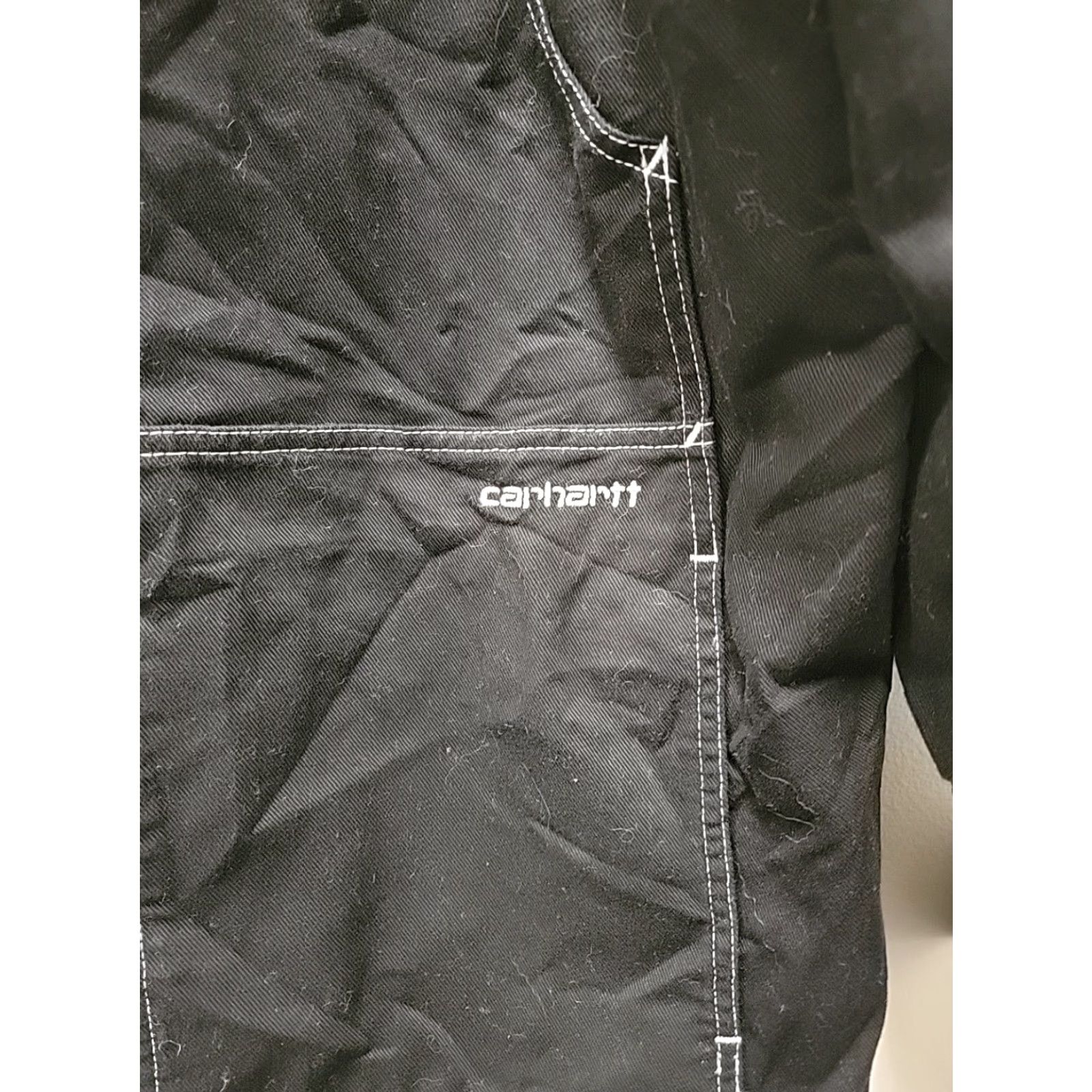 Carhartt Carhartt WORK IN PROGRESS DOUBLE FRONT JACKET Mens 2XL Black Cotton Jacket / Coat Mens Black 2XL Size US XXL / EU 58 / 5 - 2 Thumbnail