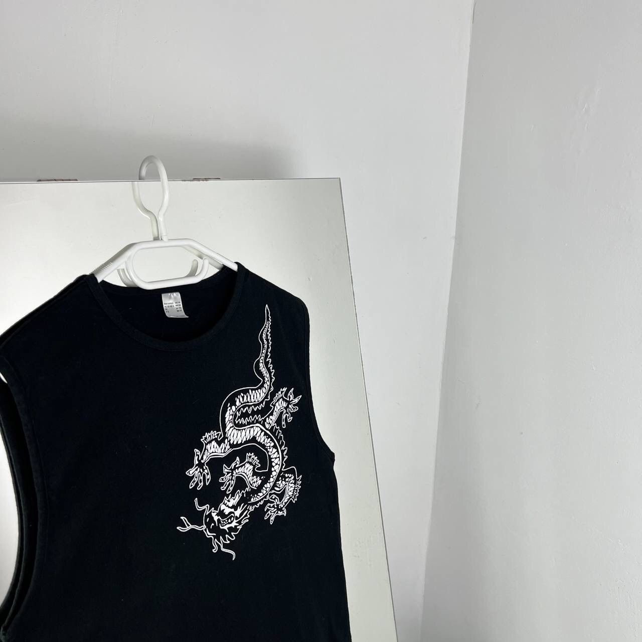 Japanese Brand Dragon Japanese Y2k Style Vintage Tribal Tee Tank Top Size US S / EU 44-46 / 1 - 2 Thumbnail
