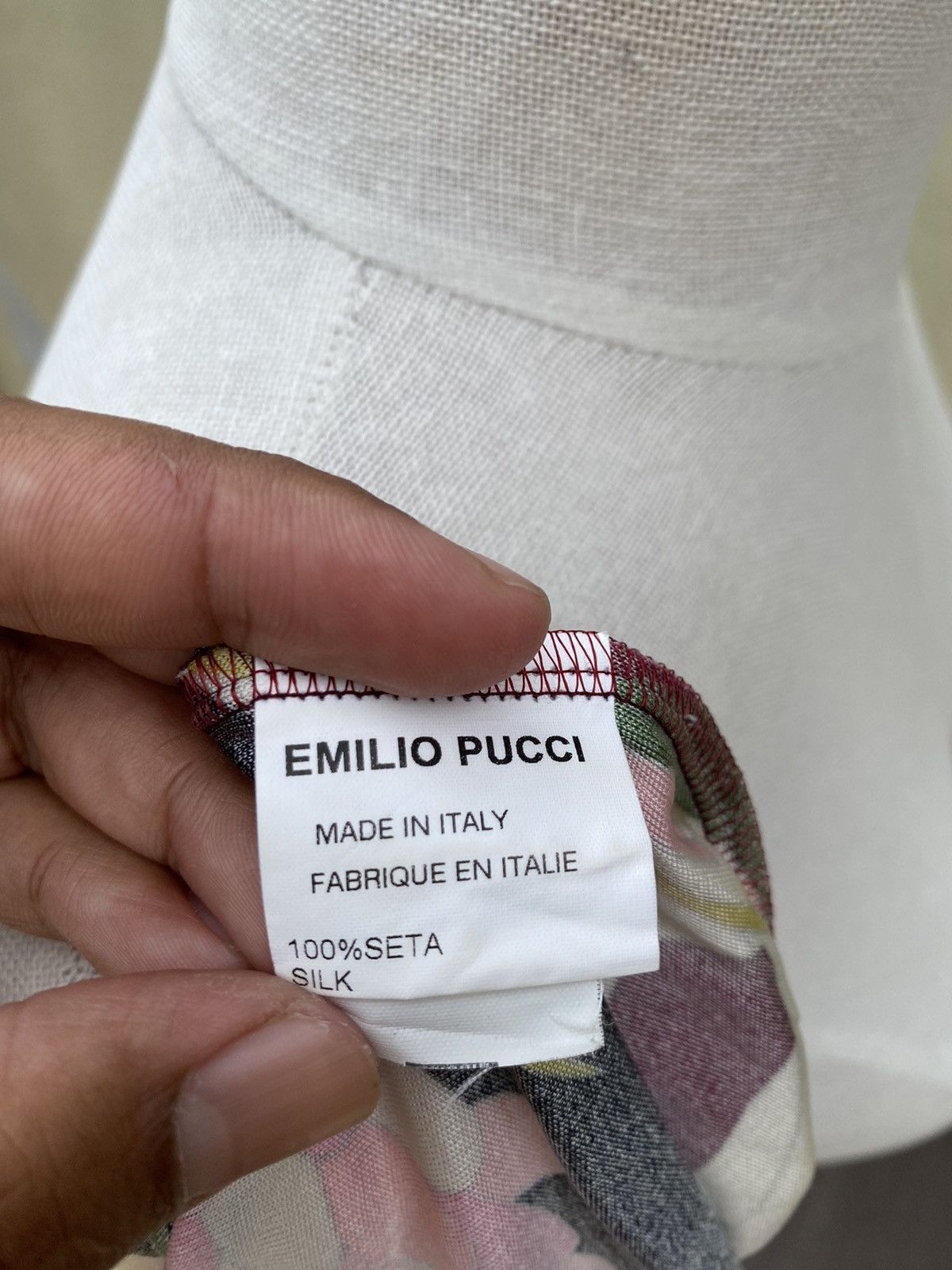 Emilio Pucci asymetrical silk dress Size XS / US 0-2 / IT 36-38 - 9 Thumbnail