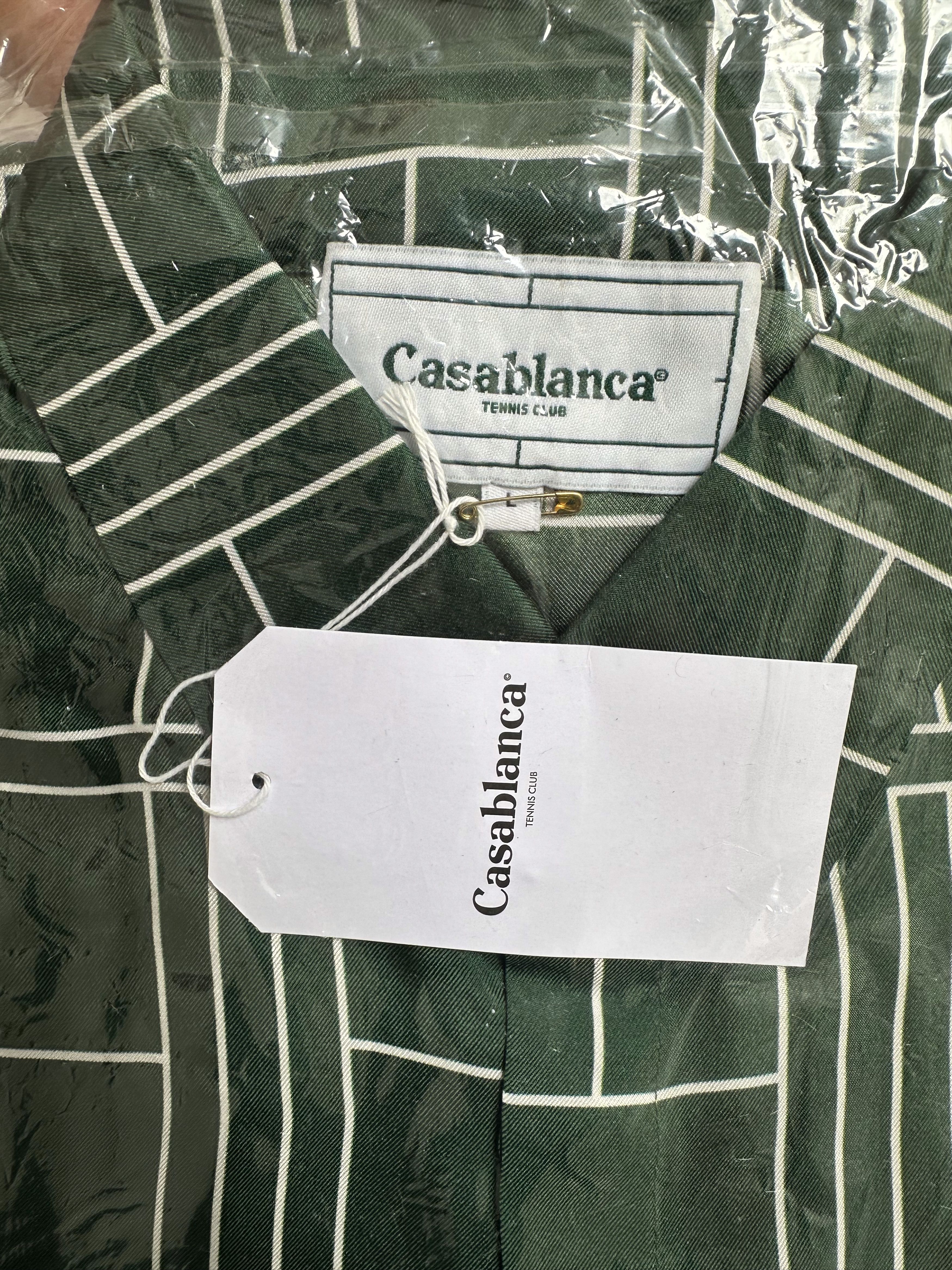 Casablanca Debut Runway (2019 Archive) Courts Silk Shirt Size US L / EU 52-54 / 3 - 5 Thumbnail