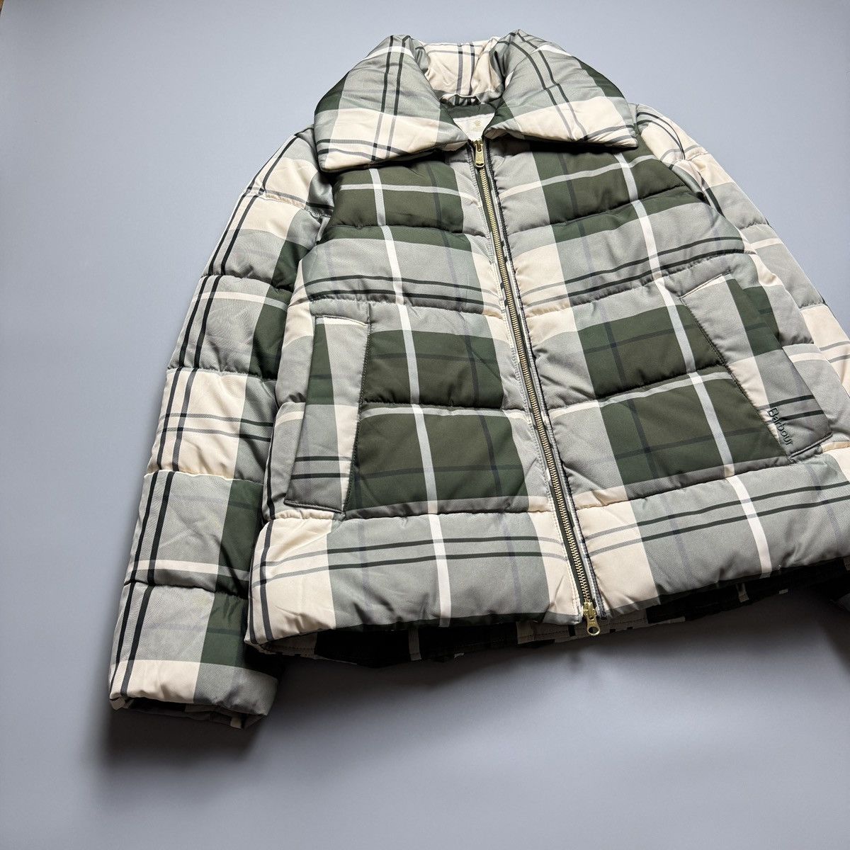 Barbour Barbour - Tartan Germain Quilted Puffer - Jacket Size M / US 6-8 / IT 42-44 - 5 Thumbnail