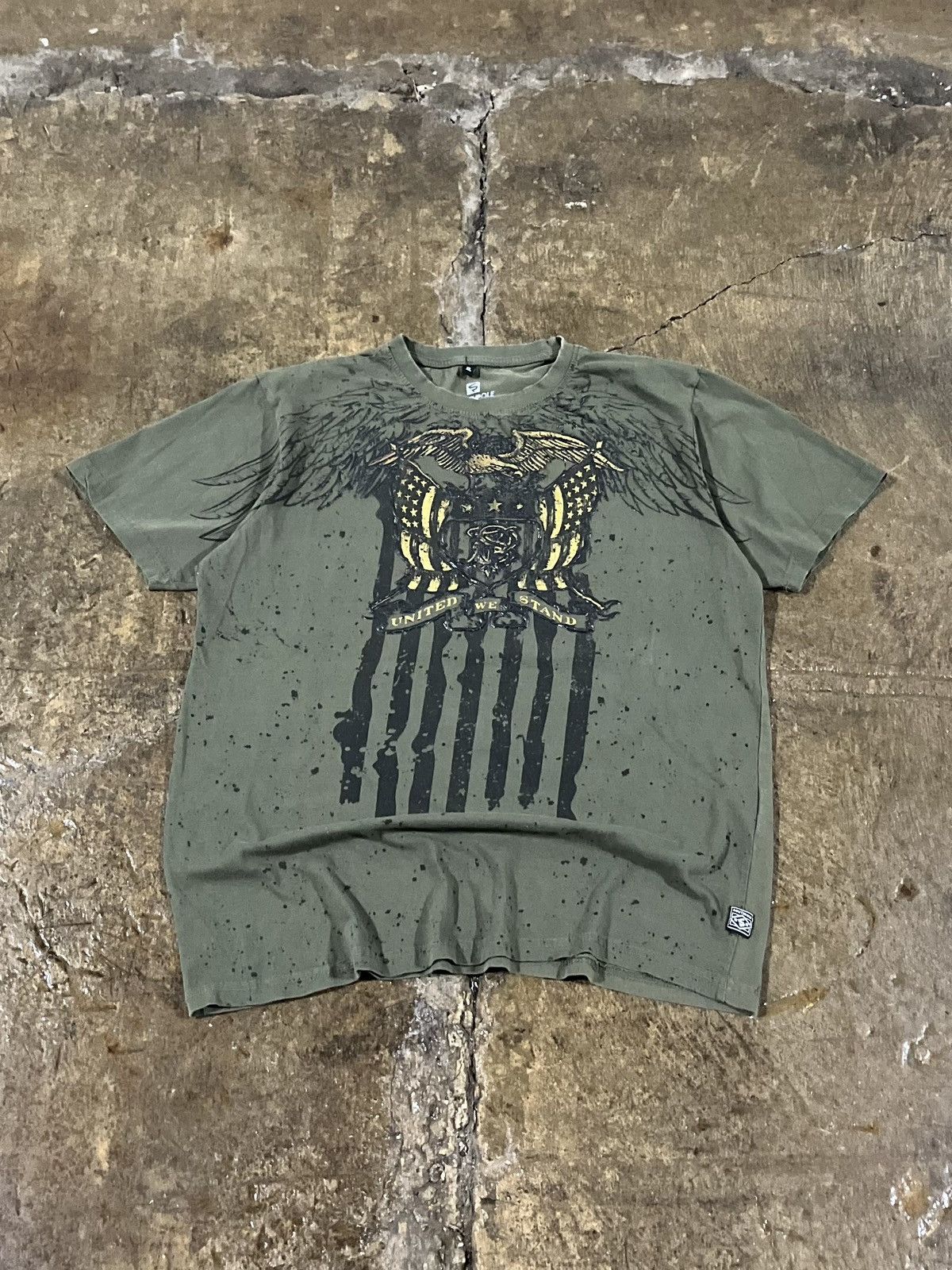 Affliction × Southpole × Vintage Crazy Vintage Y2K Southpole Eagle Tee Skater Grunge Unique Size US L / EU 52-54 / 3 - 1 Thumbnail
