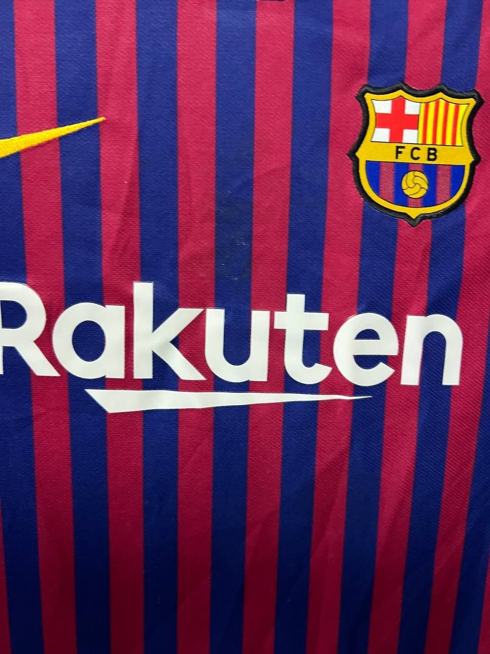 Nike Barcelona 2017/2018 Home #10 Messi Football Shirt Nike YXL Size US XS / EU 42 / 0 - 12 Thumbnail