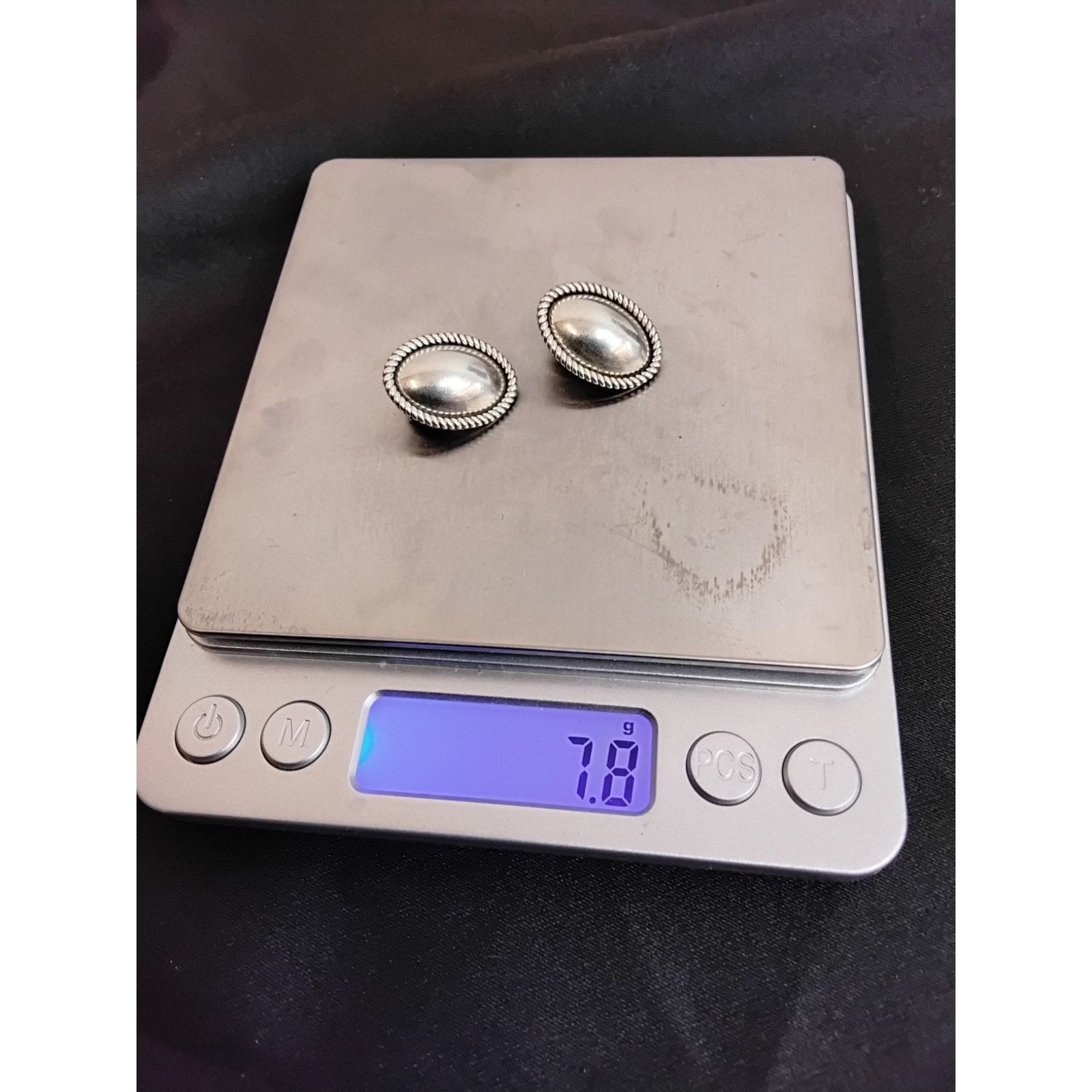 Other Artie Yellowhorse Navajo Earrings Clip On Sterling Silver Size ONE SIZE - 5 Thumbnail