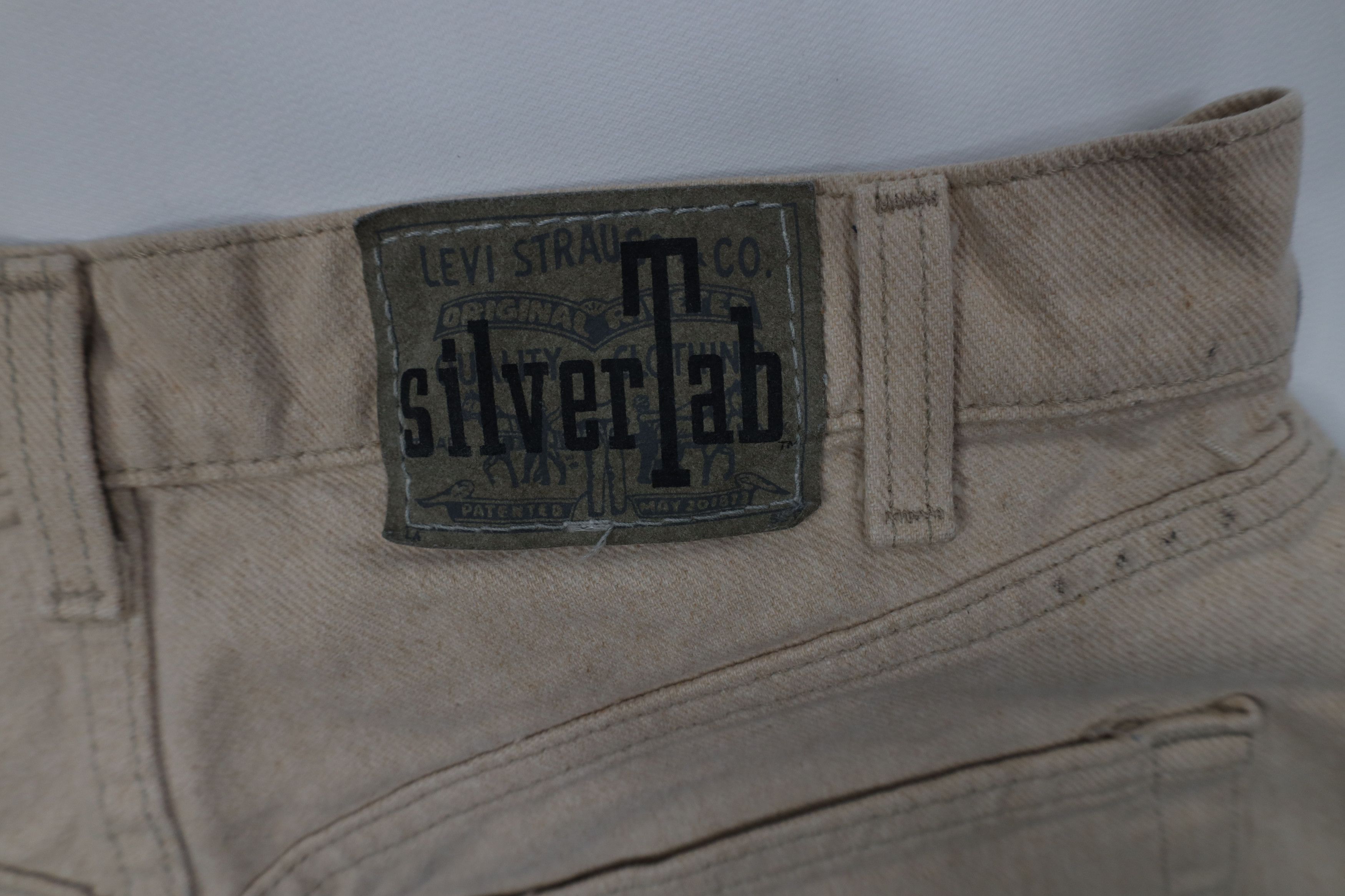 Levi's Vintage 90s Levis Silvertab Elements Stonewash Denim Shorts Size US 32 / EU 48 - 13 Thumbnail