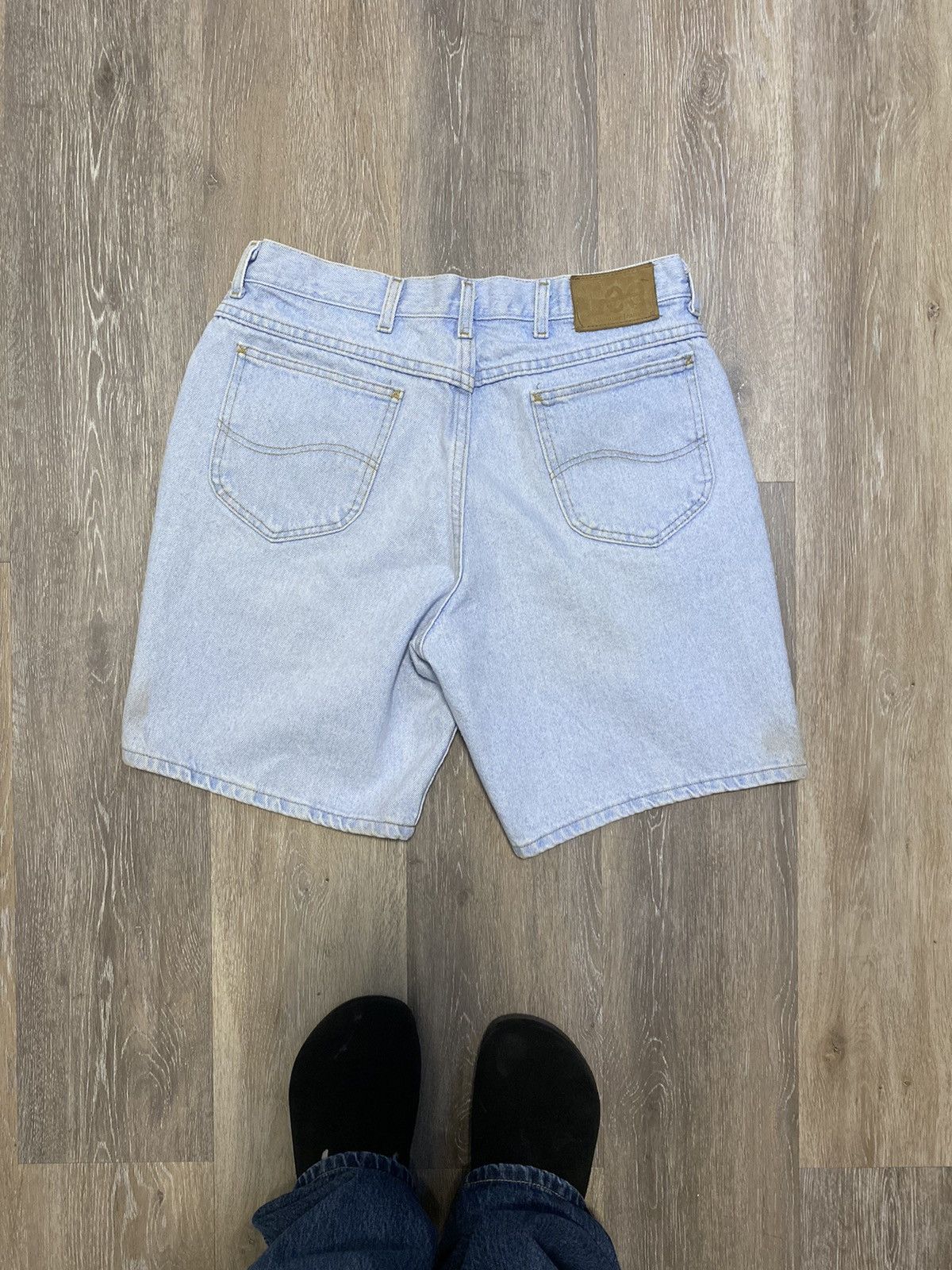 Lee × Vintage Vintage Baggy Jorts Size US 34 / EU 50 - 2 Thumbnail