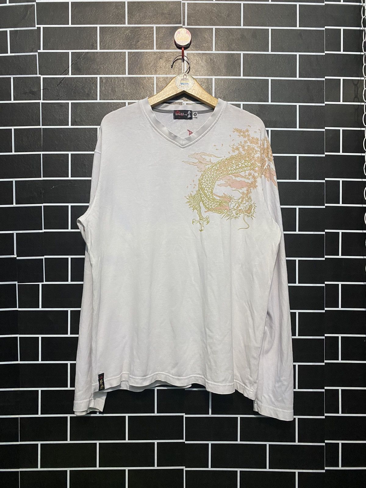 Vintage Sukajan divine retribution samurai girl longsleeve tshirt Size US XL / EU 56 / 4 - 8 Thumbnail
