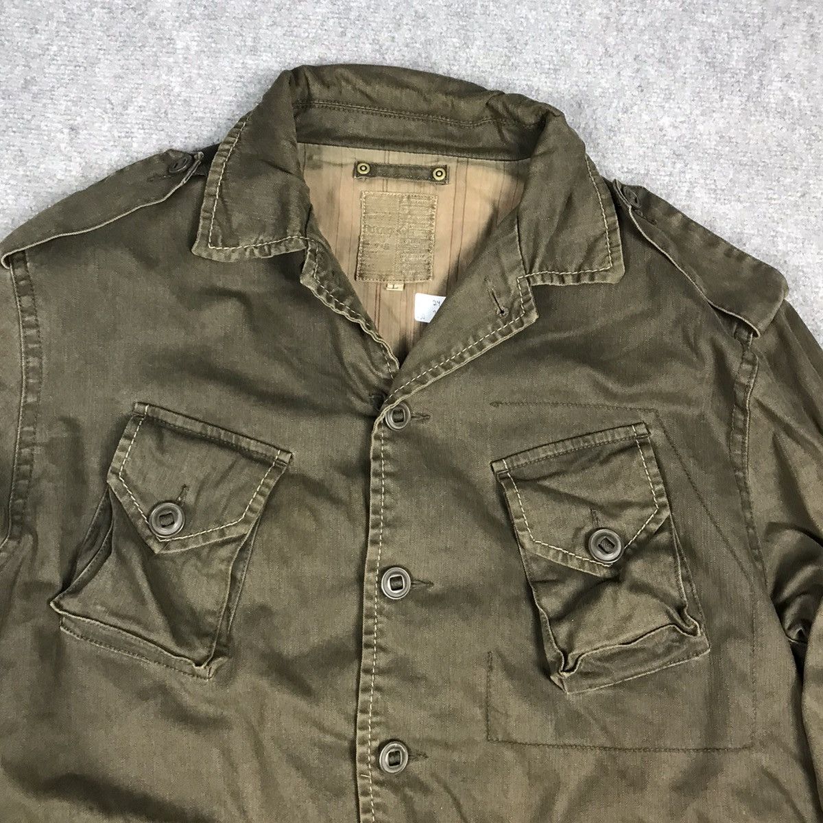 Japanese Brand Japanese brand button jacket workers style jacket Size US L / EU 52-54 / 3 - 2 Thumbnail