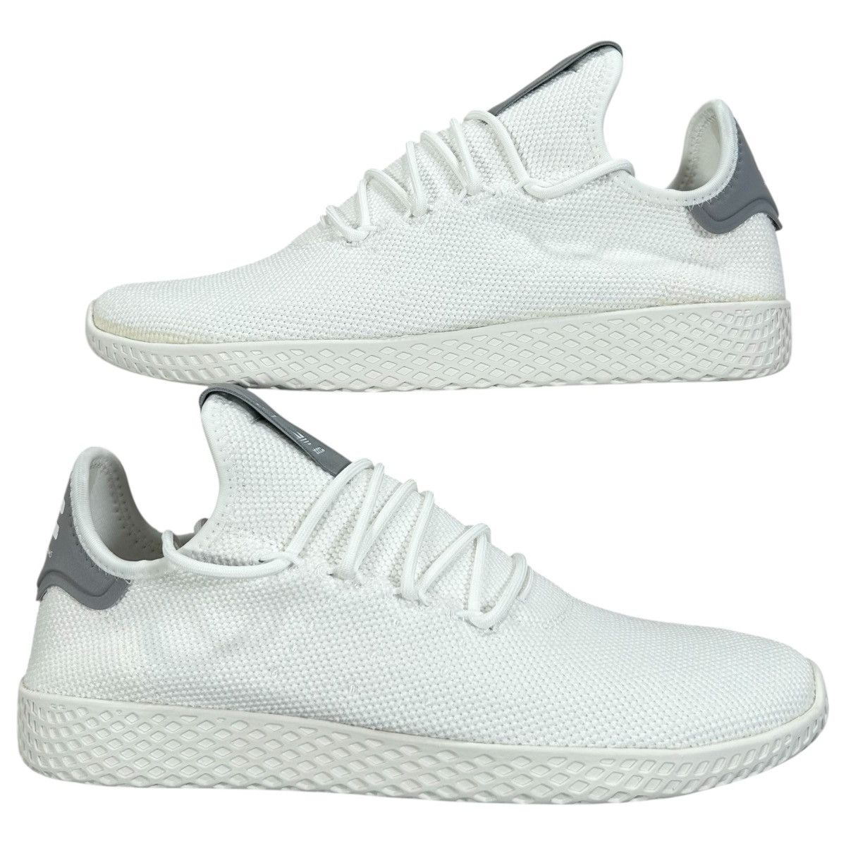 Adidas Adidas Pharrell Tennis HU Grey & White Sneakers Size US 10.5 / EU 43-44 - 2 Thumbnail