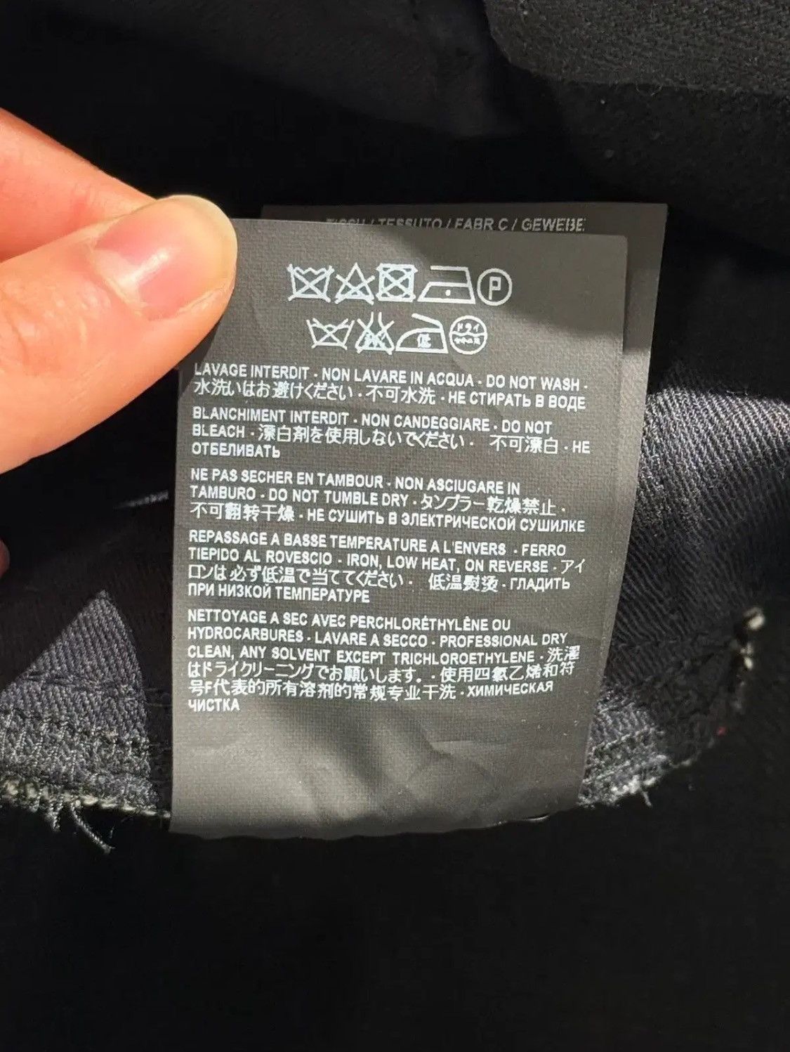 Saint Laurent Paris Saint Laurent Black Straight Denim Jeans Size US 33 - 9 Thumbnail