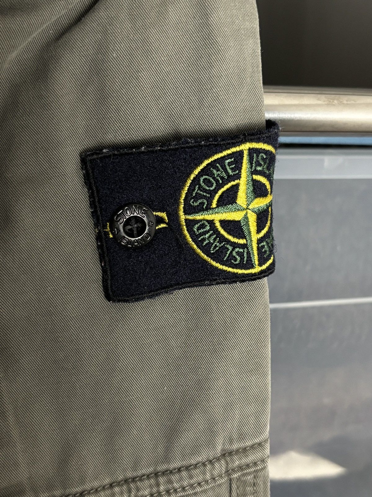 Stone Island Stone Island washed green cargo pants Size US 30 / EU 46 - 4 Thumbnail