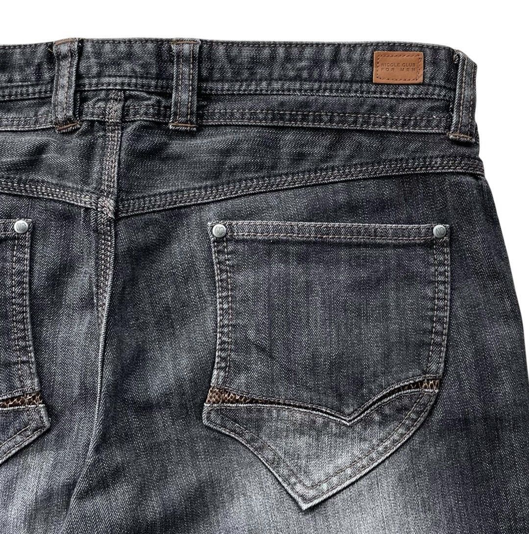 Nicole Club 2000s NCFM - Flare Zip Off Washed Jeans Size US 34 / EU 50 - 8 Thumbnail
