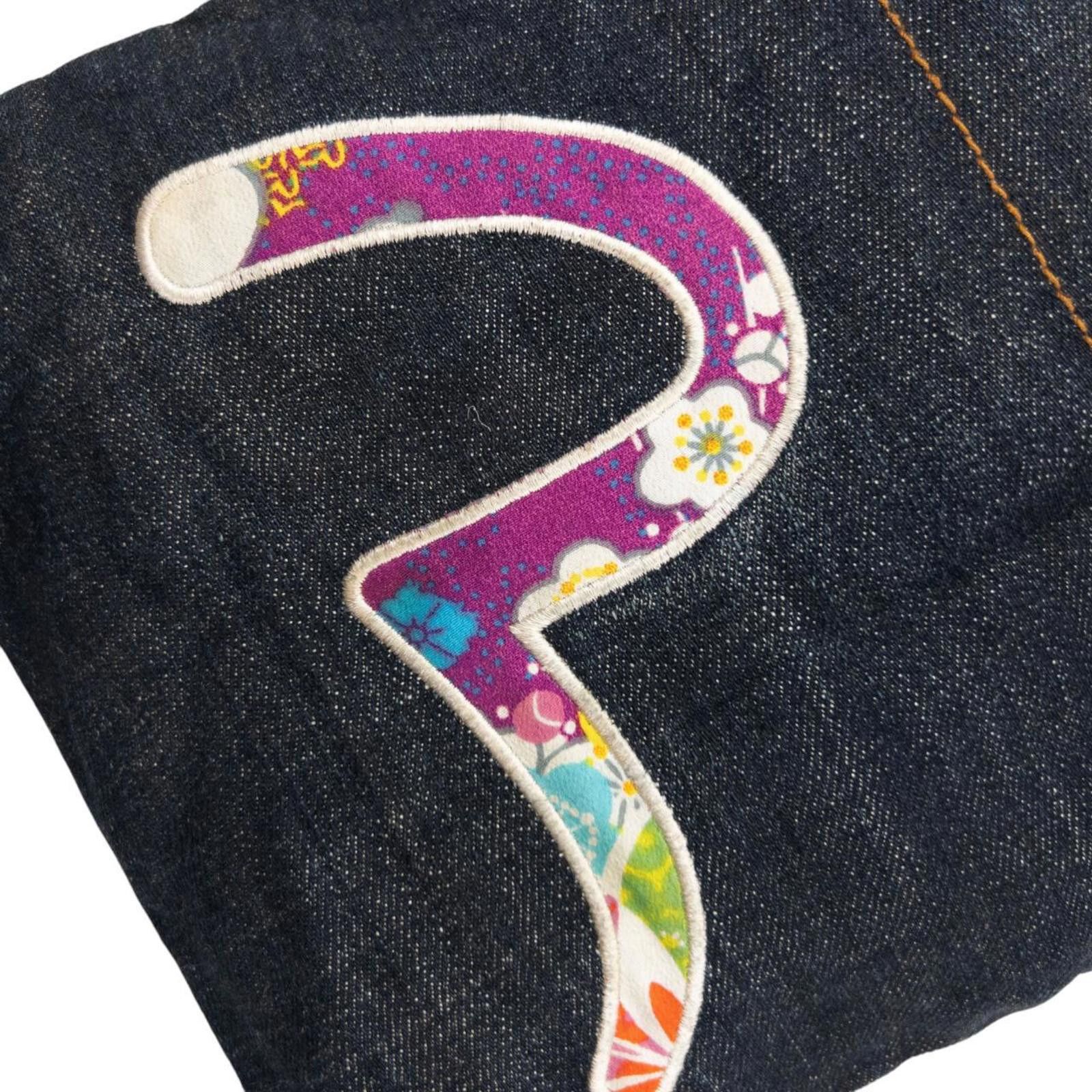 Evisu Vintage Evisu Patchwork Gull Japanese Denim Handbag Size ONE SIZE - 5 Thumbnail