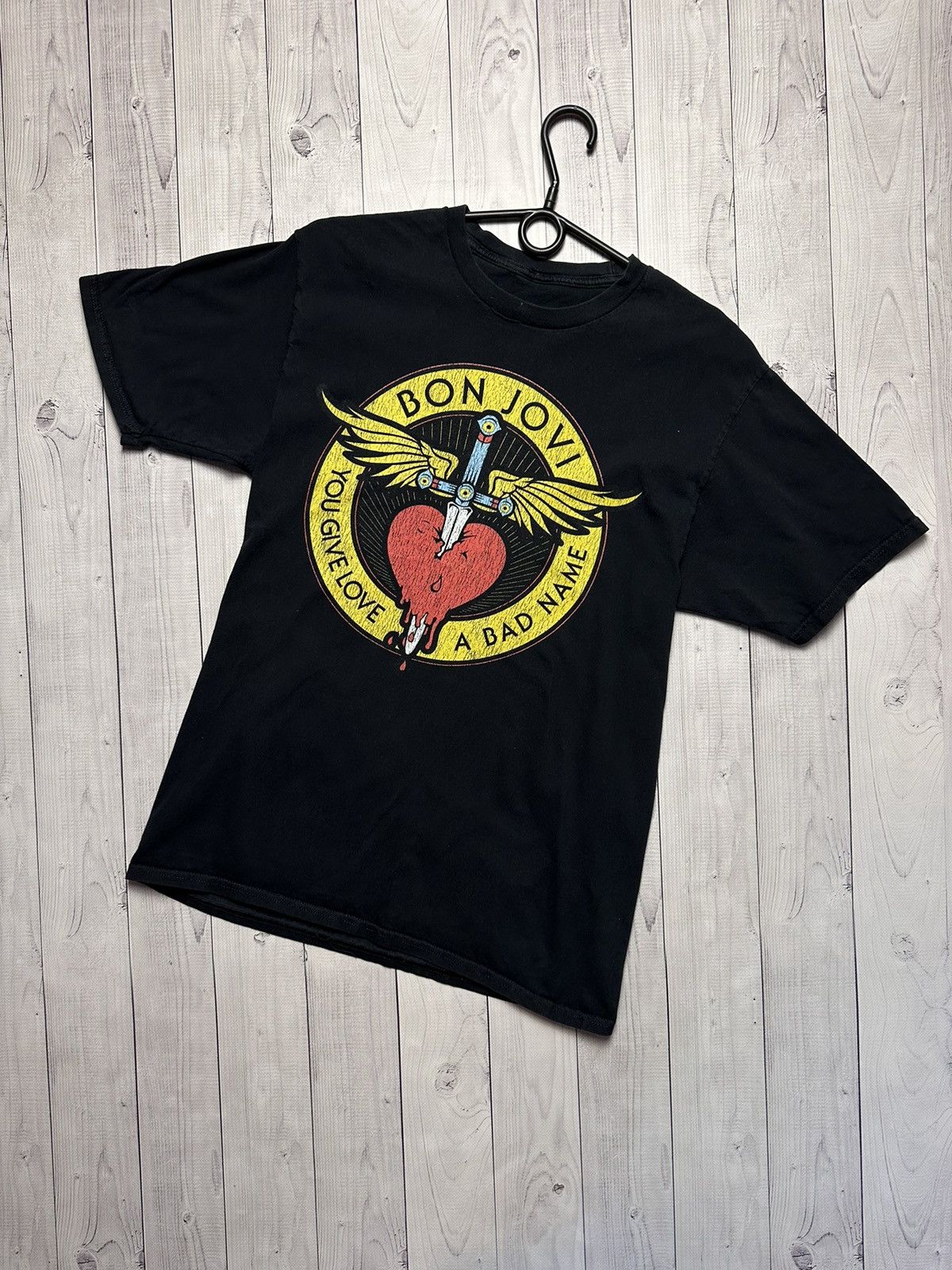 Vintage Bon Jovi rock tee size S/M