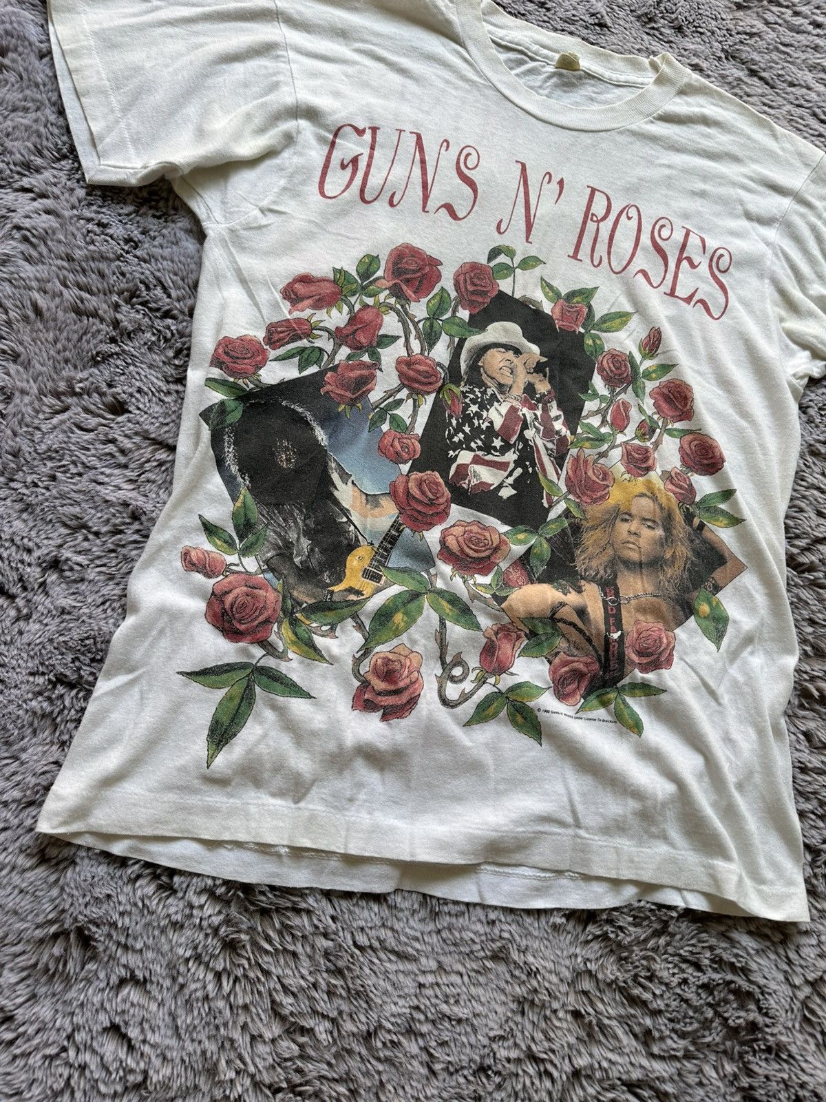Other Vintage 1993 Guns N Rose Skin N Bones Tour Tee Screen Stars Size US L / EU 52-54 / 3 - 2 Thumbnail