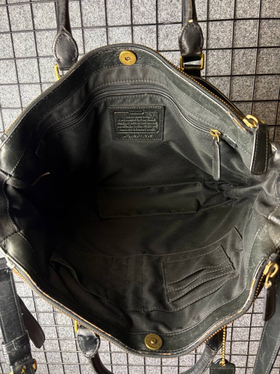 Coach Coah Geniue Leather Handle Bags Size ONE SIZE - 17 Thumbnail