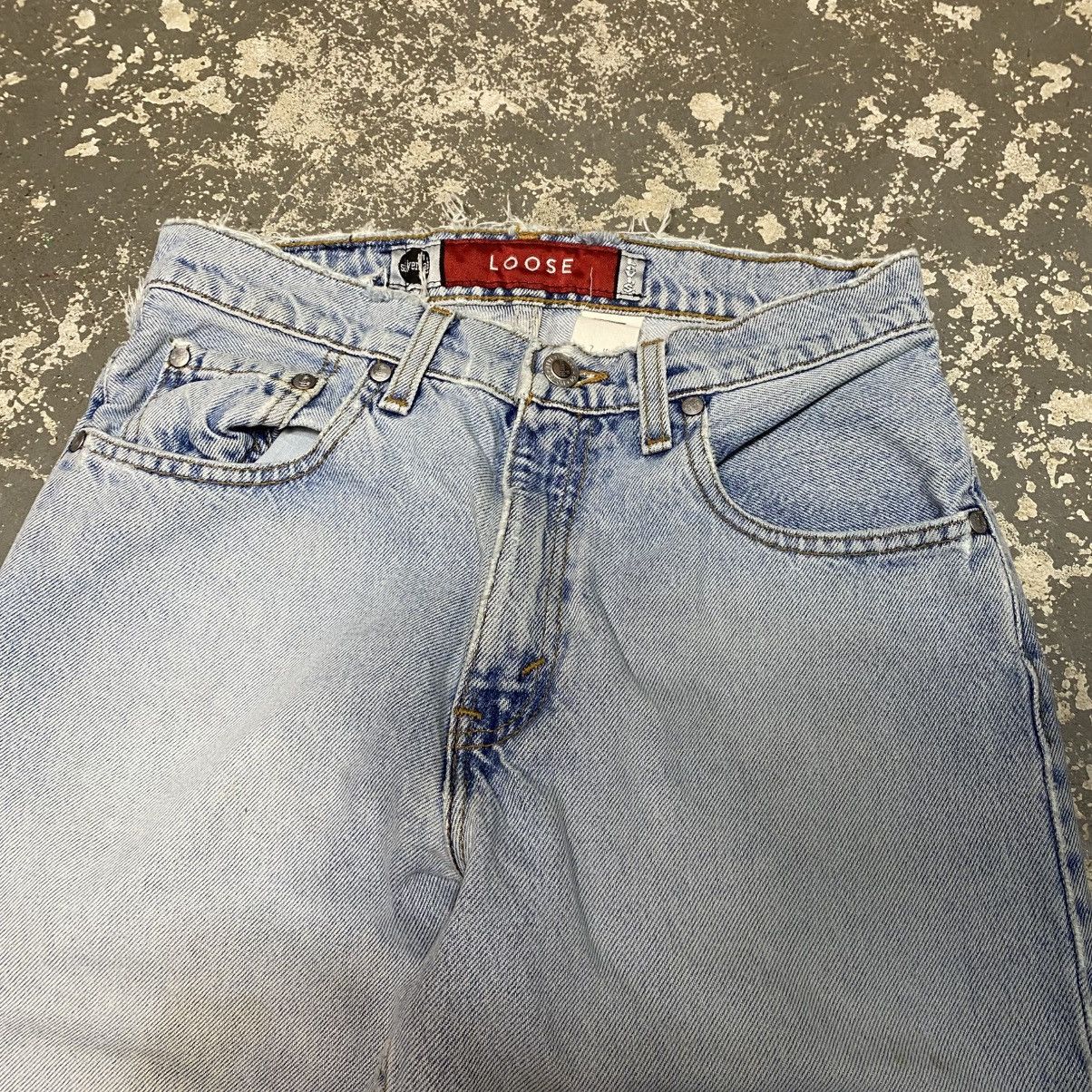Levi's × Vintage Vintage Levi’s Silvertab Loose Light Wash BaggyJeans USA 90s Size US 28 / EU 44 - 9 Thumbnail